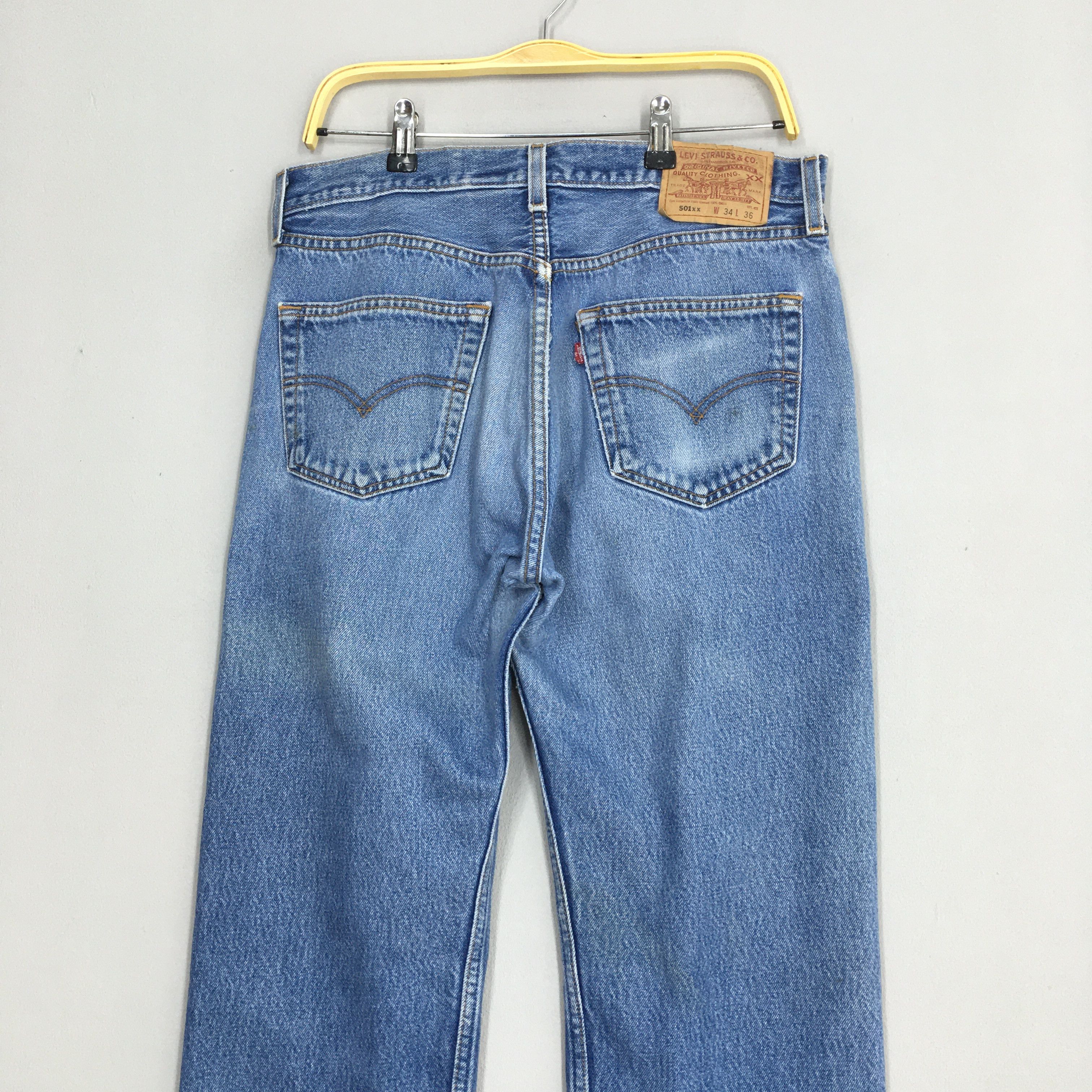Levi's Size 32x33 Vintage Levi's 501XX Stonewash Jeans S645 Size US 32 / EU 48 - 12 Thumbnail