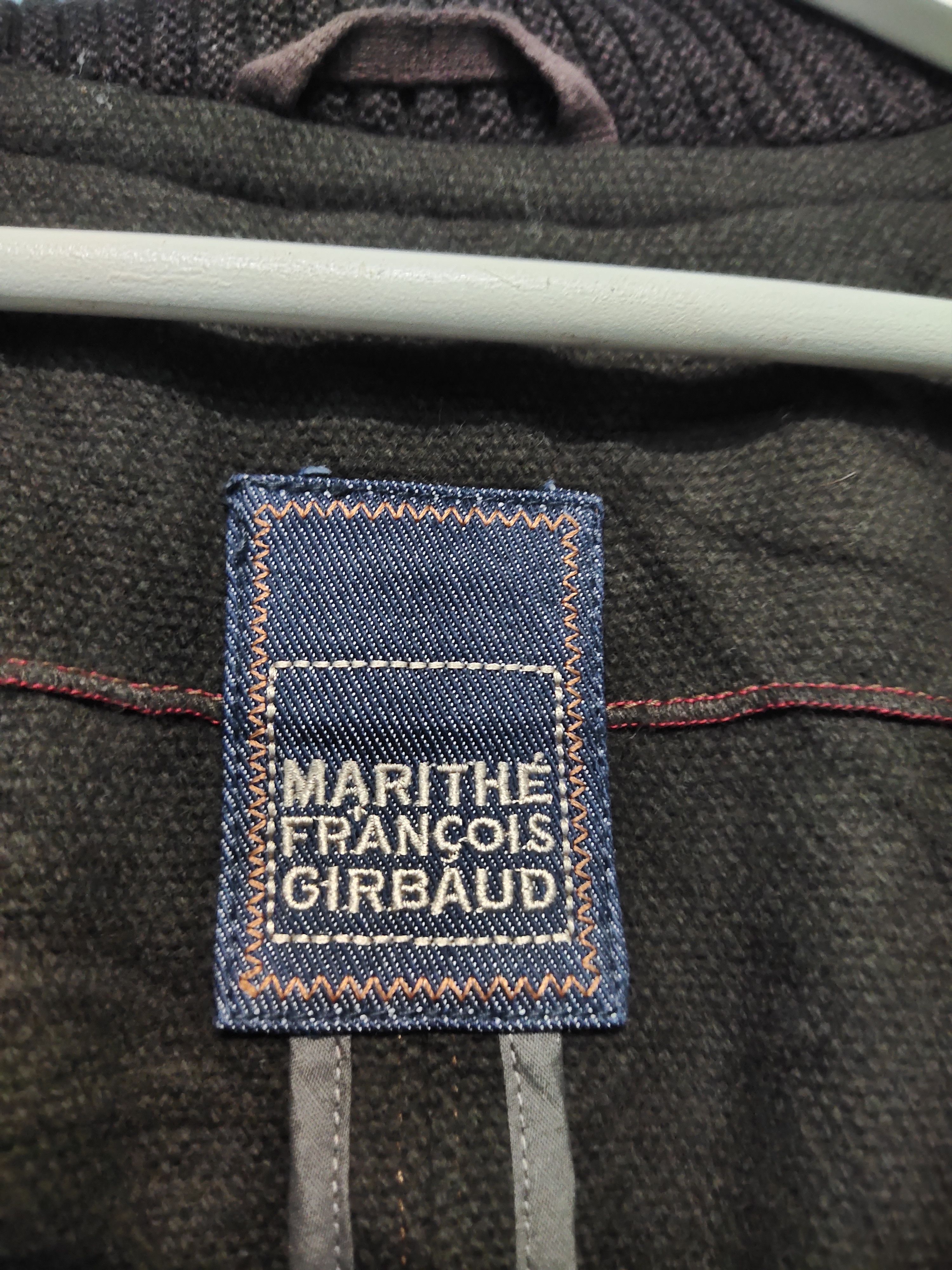 Marithe + Francois Girbaud Marithe Francois Girbaud Brown Alpaca Wool Blend Long Jacket Size S / US 4 / IT 40 - 3 Thumbnail