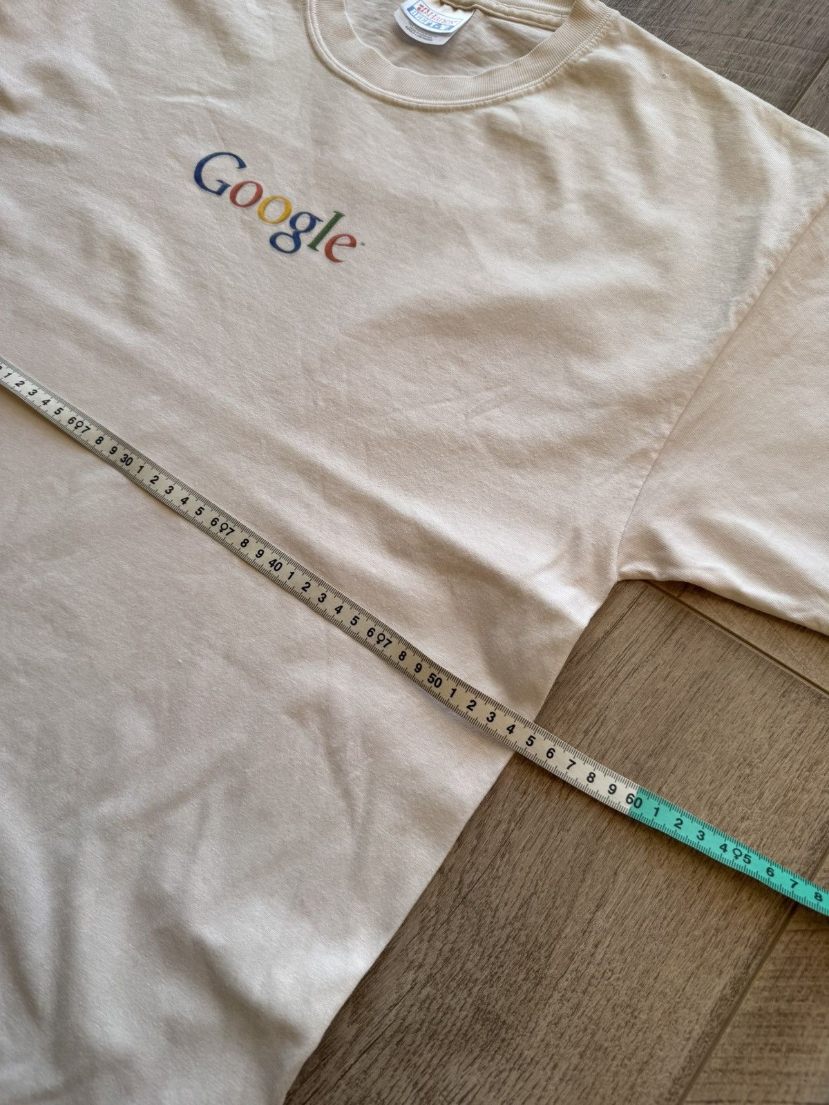 Microsoft Vintage 2000s Google I'm Feeling Lucky Hanes T-shirt Size US L / EU 52-54 / 3 - 5 Thumbnail