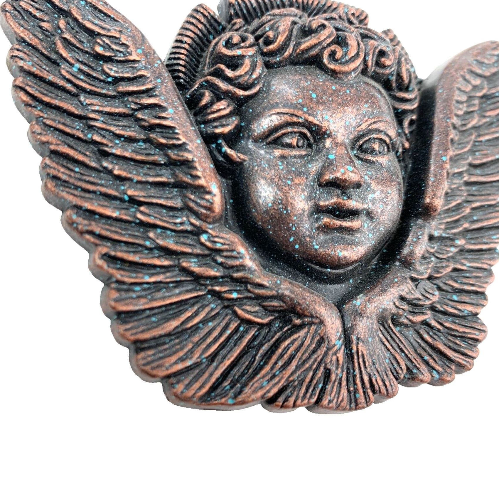 Vintage Washed Up Hollywood Angel Metal Belt Buckle Grunge Skull Punk Biker Belt Buckle Mens Metal Western Buckle XS Size ONE SIZE - 2 Thumbnail