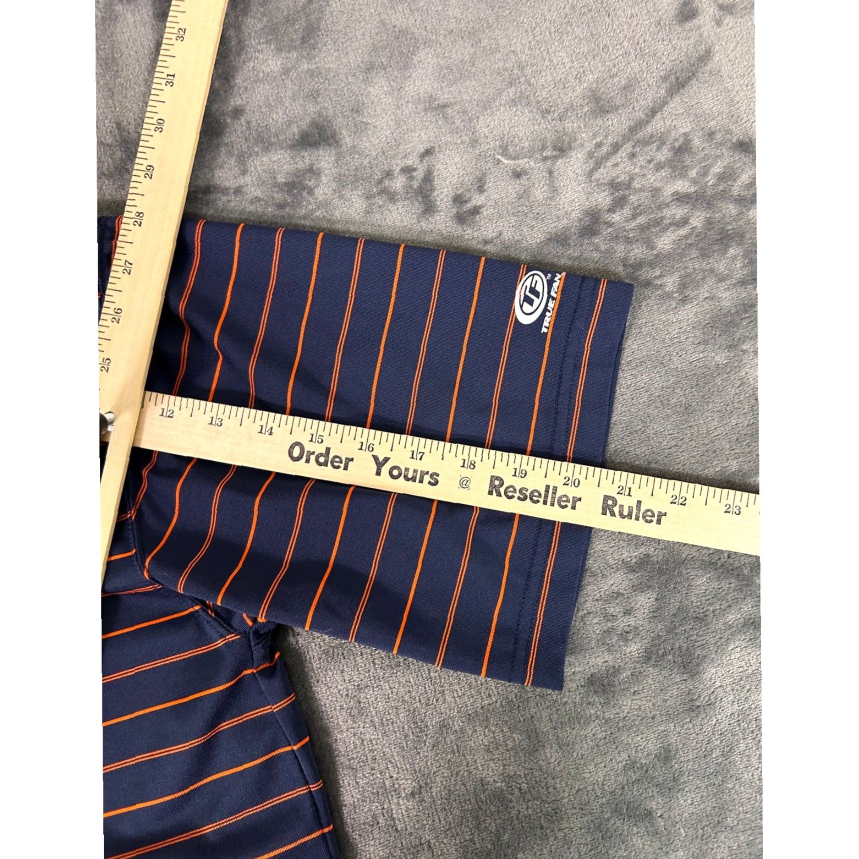 MLB Y2K Detroit Tigers MLB Genuine Merchandise Polo Shirt L Navy Orange Stripe Men Polo Short Sleeve Embroidered Logo Striped Casual Activewear Size US L / EU 52-54 / 3 - 7 Thumbnail