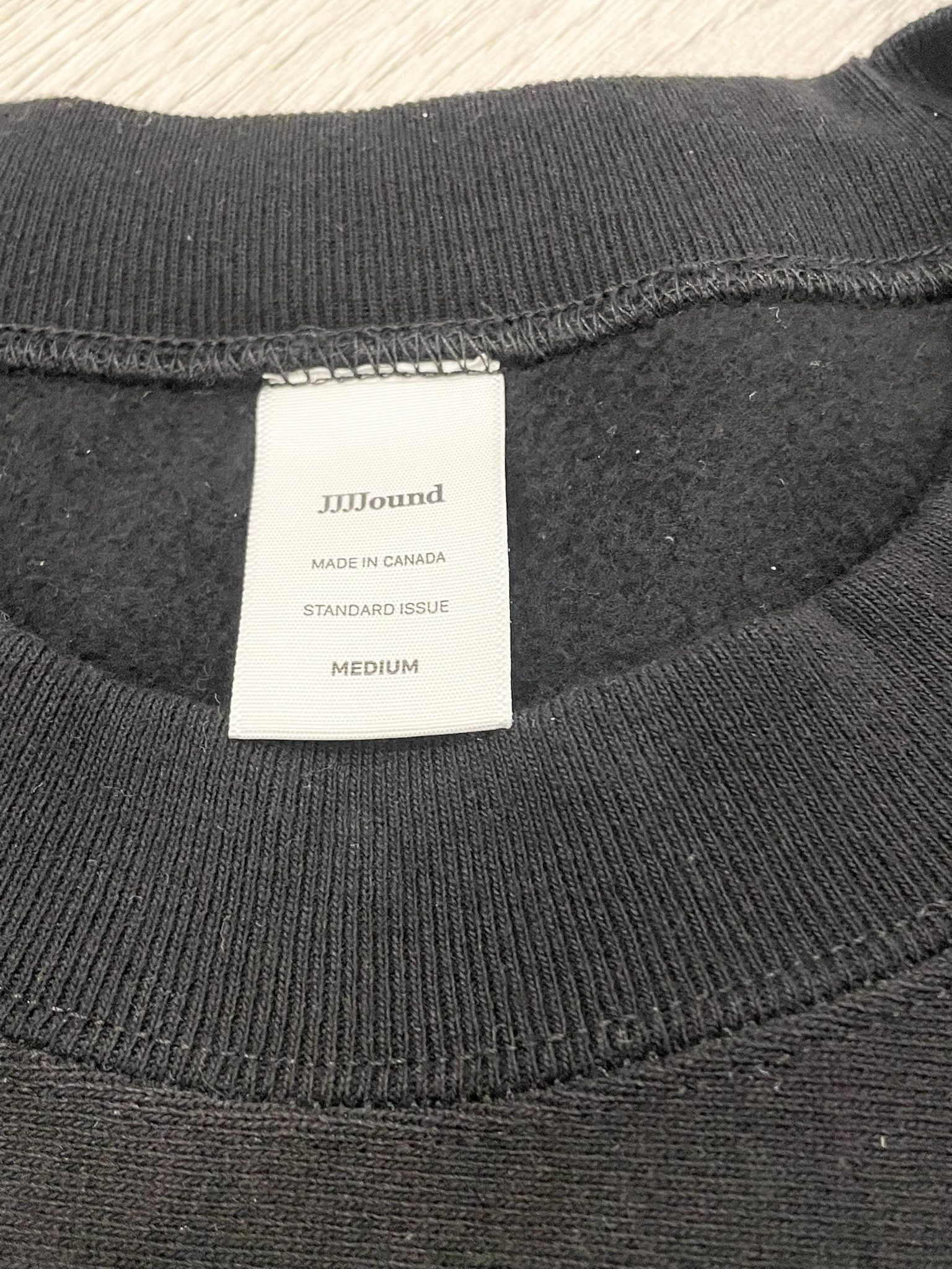 JJJJound JJJJound Black Crewneck Sweatshirt Size US M / EU 48-50 / 2 - 5 Thumbnail