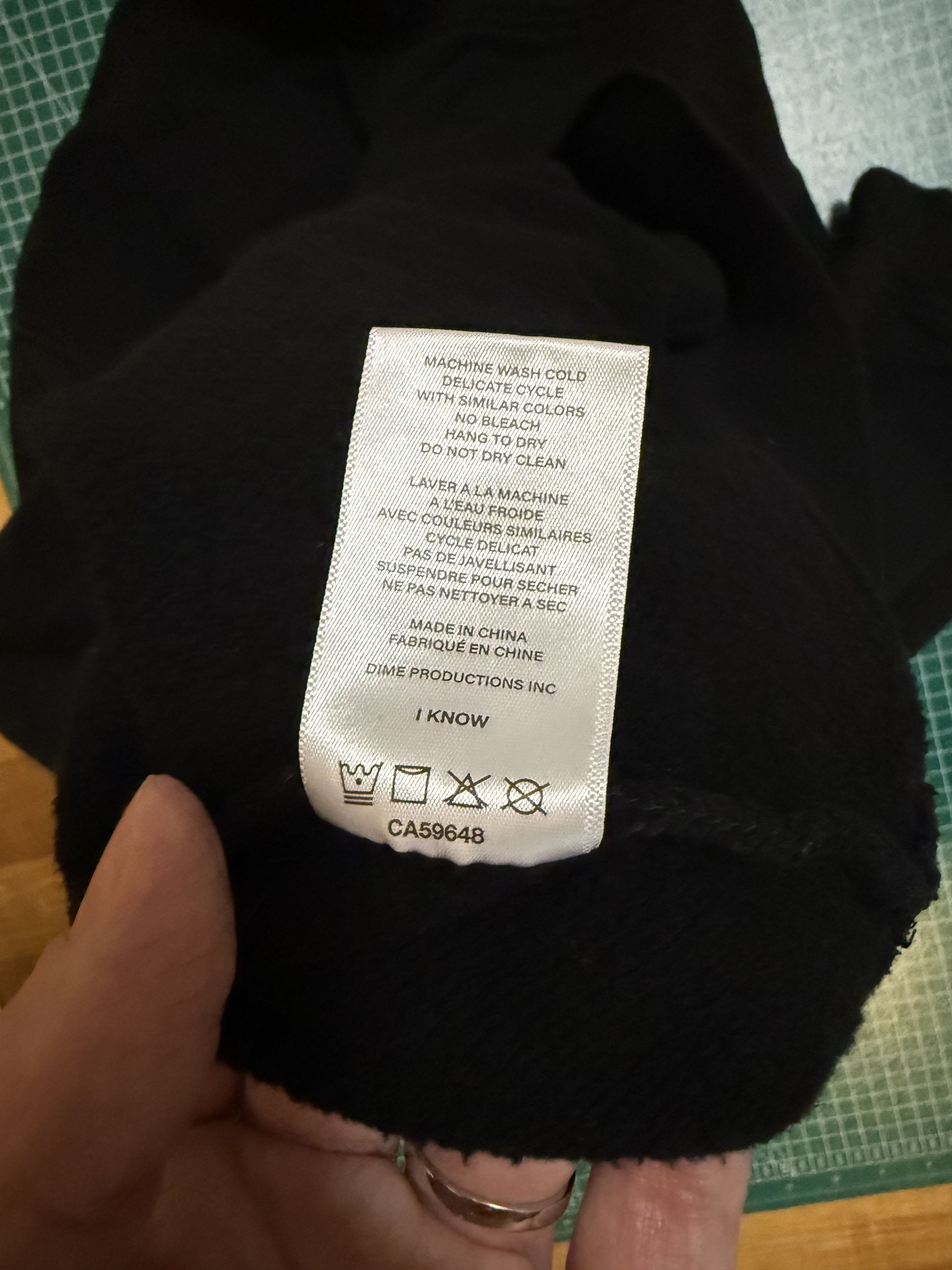 Dime Dime Black Hoodie Size US XL / EU 56 / 4 - 4 Thumbnail