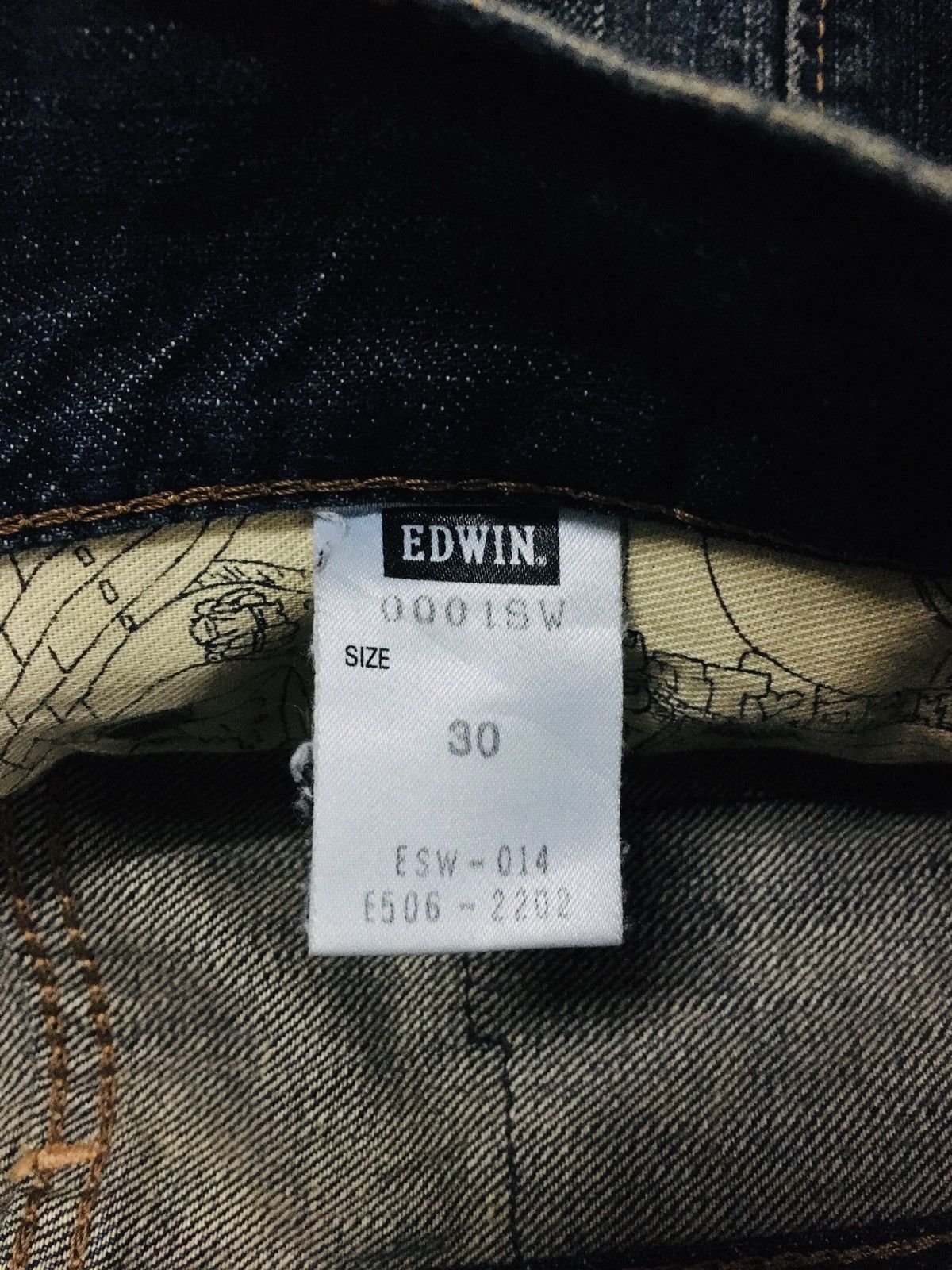 Edwin A06 Edwin Street Wear Distressed Jeans Size US 32 / EU 48 - 3 Thumbnail