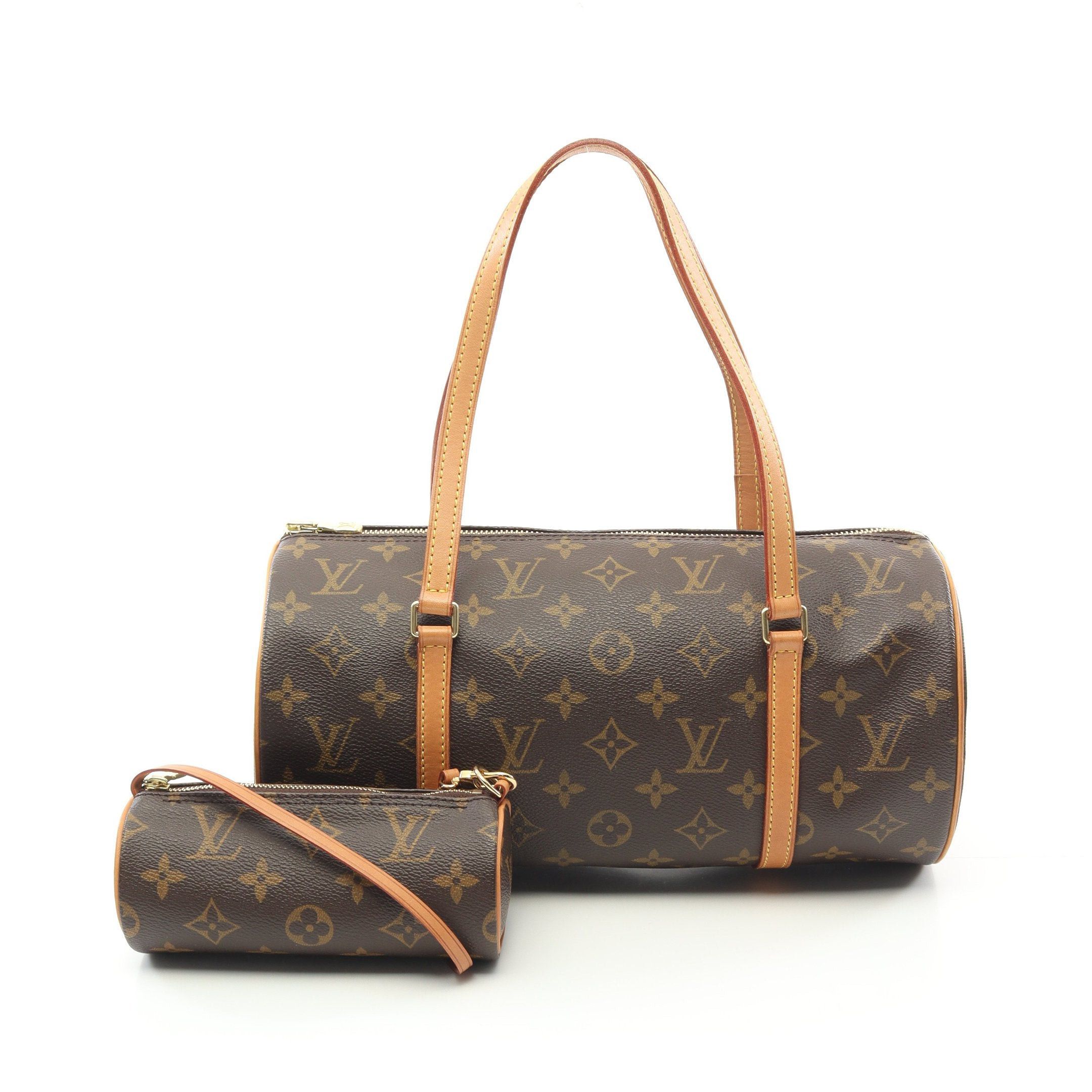 Louis Vuitton Louis Vuitton Papillon 30 Monogram Handbag Leather Brown Size ONE SIZE - 1 Thumbnail