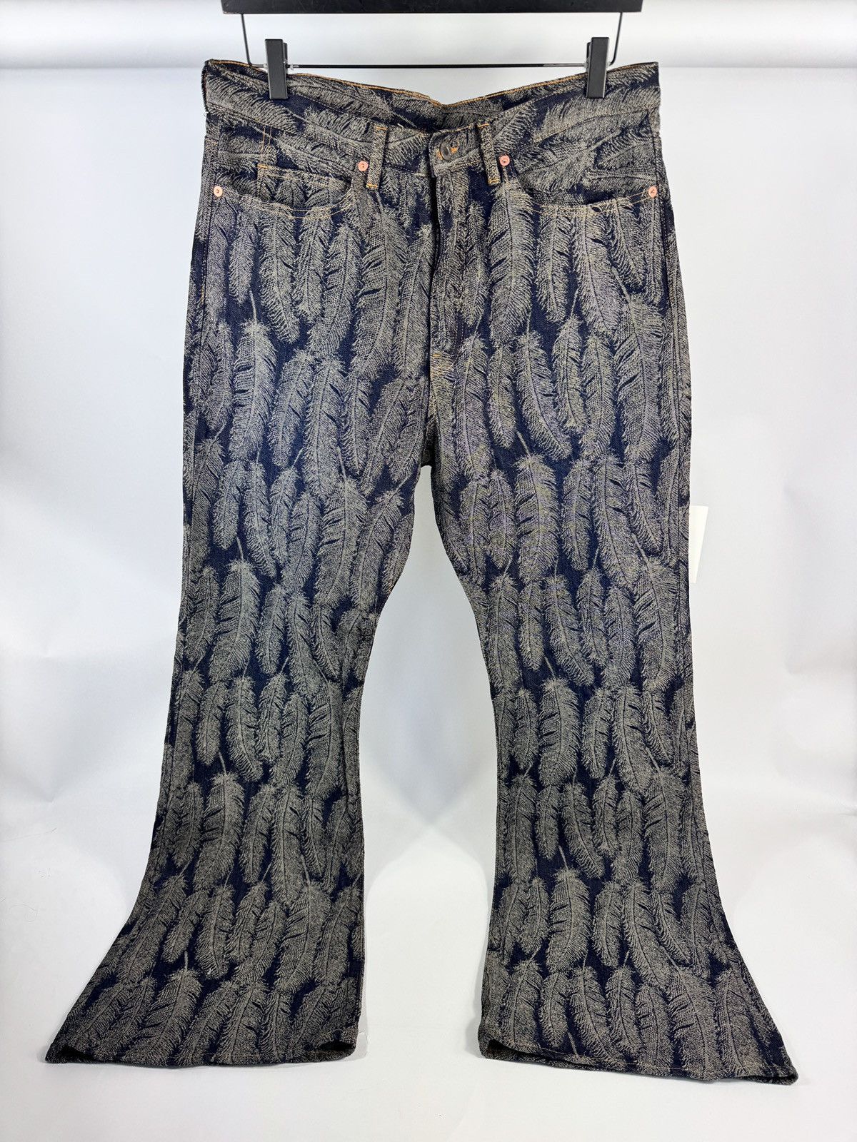 Kapital MAGPIE SLIM FIT FLARED JACQUARD JEANS Size US 38 / EU 54 - 1 Thumbnail