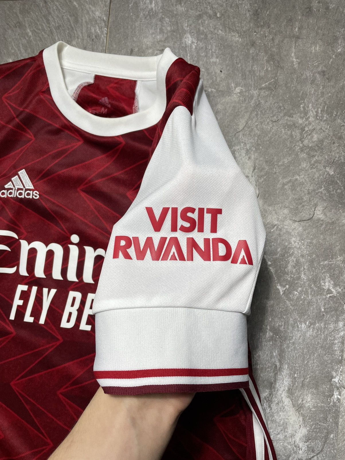 Adidas Arsenal London 2020 2021 Home Shirt Jersey Football #7 Saka Size US M / EU 48-50 / 2 - 5 Thumbnail