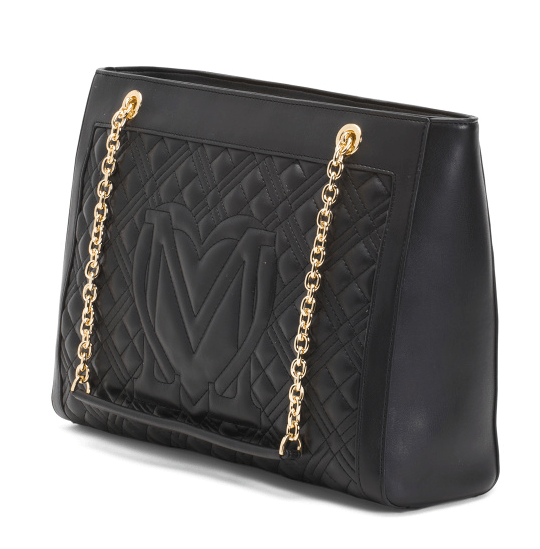 Love Moschino Love Moschino Borsa Quilted Tote Chain Shoulder Bag Black Size ONE SIZE - 5 Thumbnail