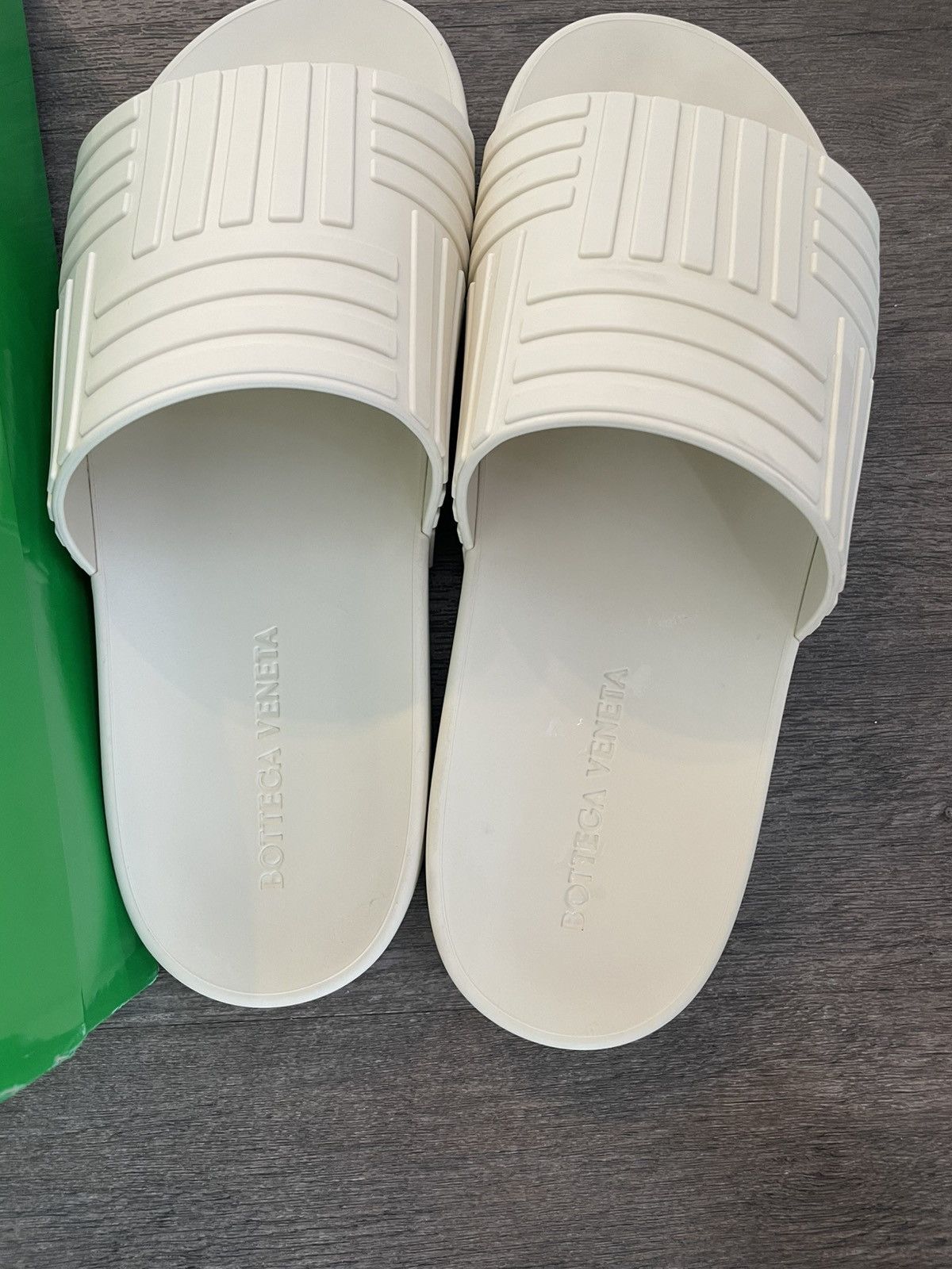 Bottega Veneta Bottega Veneta Slides Sea Salt Size US 9 / EU 42 - 3 Thumbnail
