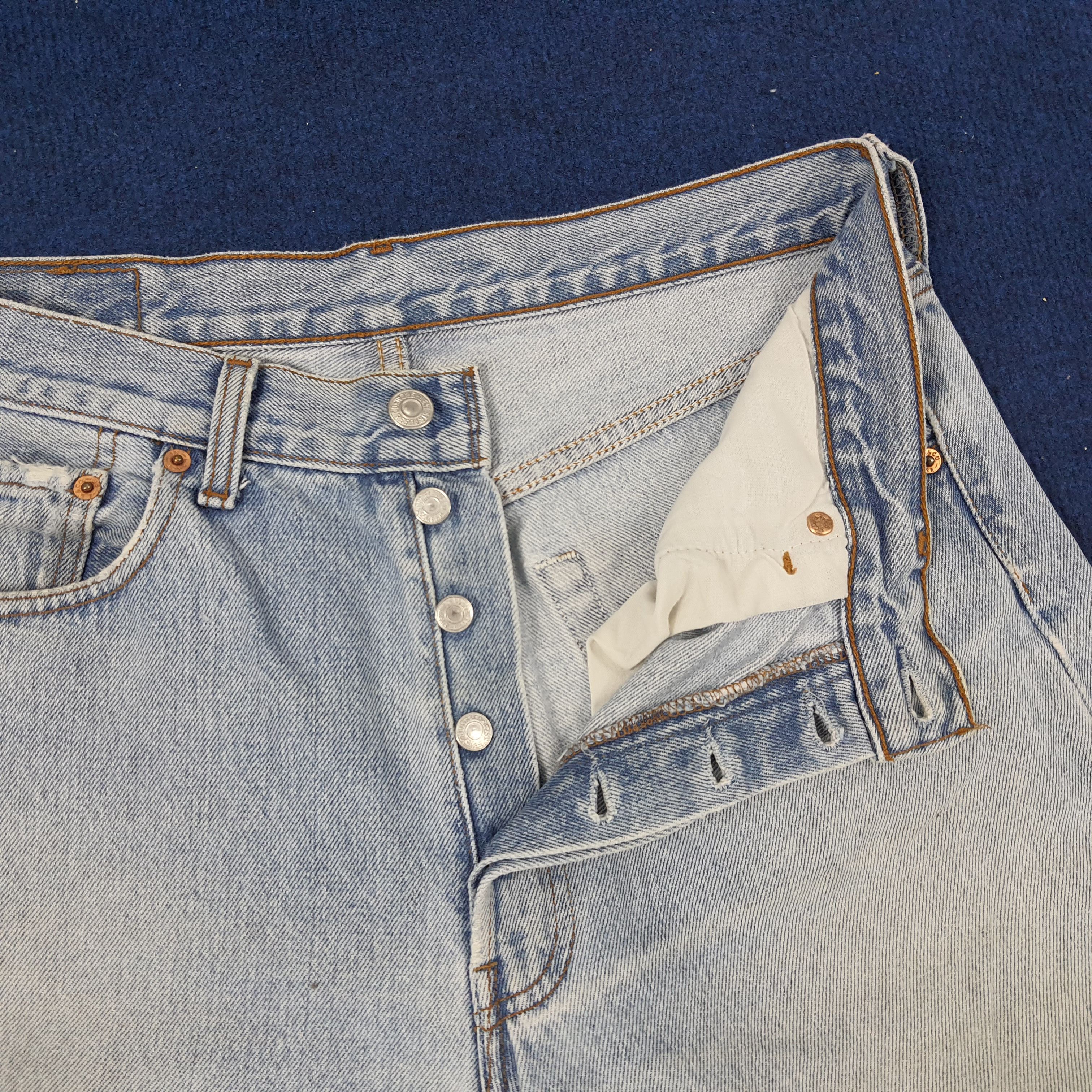 Levi's × Levi's Vintage Clothing × Vintage Vintage Levi's 501 Distressed Style Denim Jeans Size US 30 / EU 46 - 6 Thumbnail