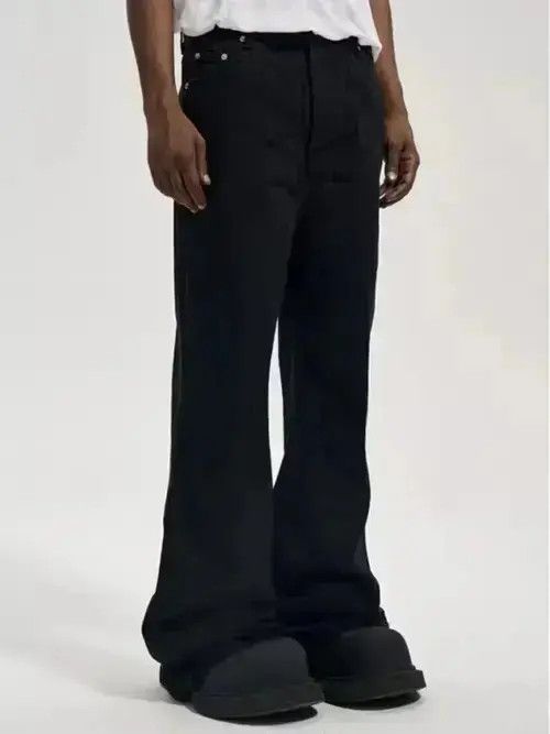 Japanese Brand Black yuppie cleanfit flared jeans Size US 32 / EU 48 - 5 Thumbnail