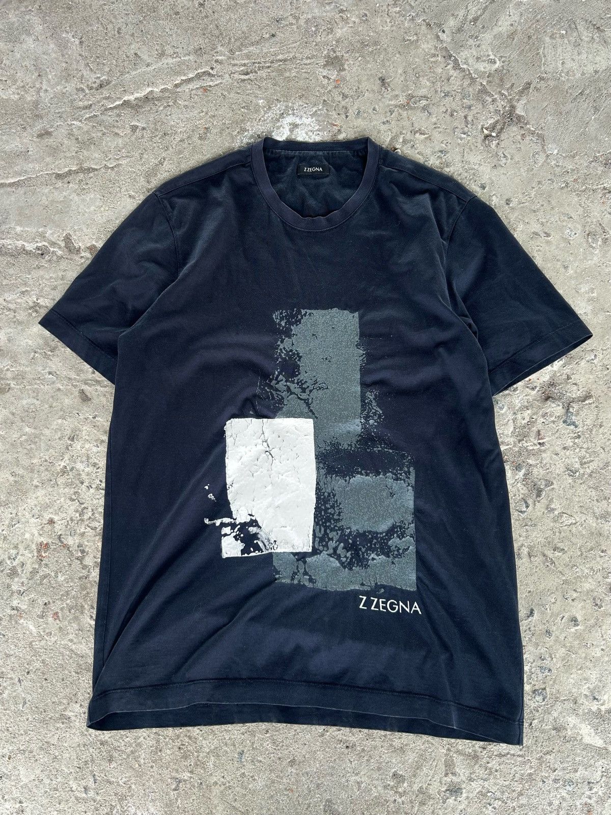 Z Zegna Z Zegna Luxury Abstract Logo T-Shirt Italy Rare Size M Size US M / EU 48-50 / 2 - 4 Thumbnail