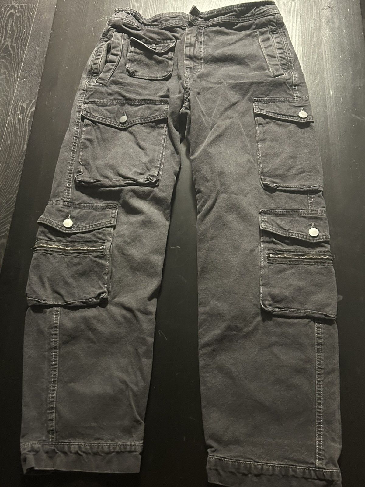 Zara Zara cargo washed pants size L Size US 32 / EU 48 - 1 Thumbnail