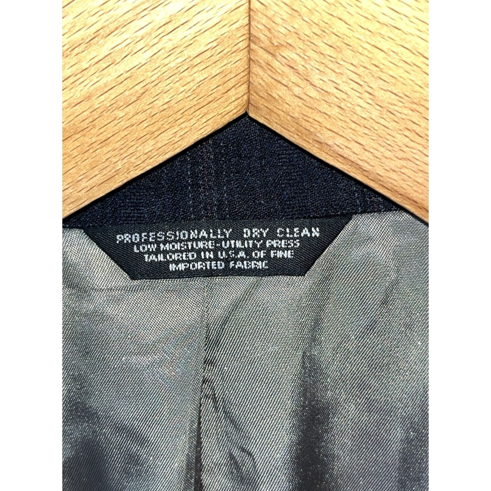 Vintage VINTAGE Nino Cerruti Paris BLAZER Blue Wool Rue Royale TWEED 2 Button Front Sport Jacket 42R Blue Wide Plaid Mens Blazer Size 42R - 4 Thumbnail