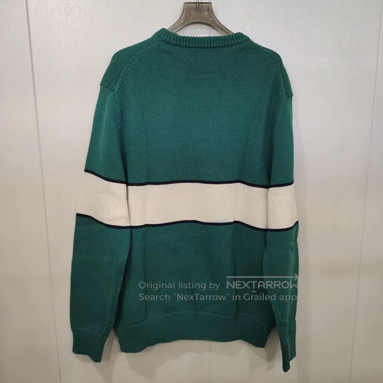 Givenchy Givenchy Letter Collar Colorblock Long Sleeve Sweater Size US XL / EU 56 / 4 - 2 Thumbnail