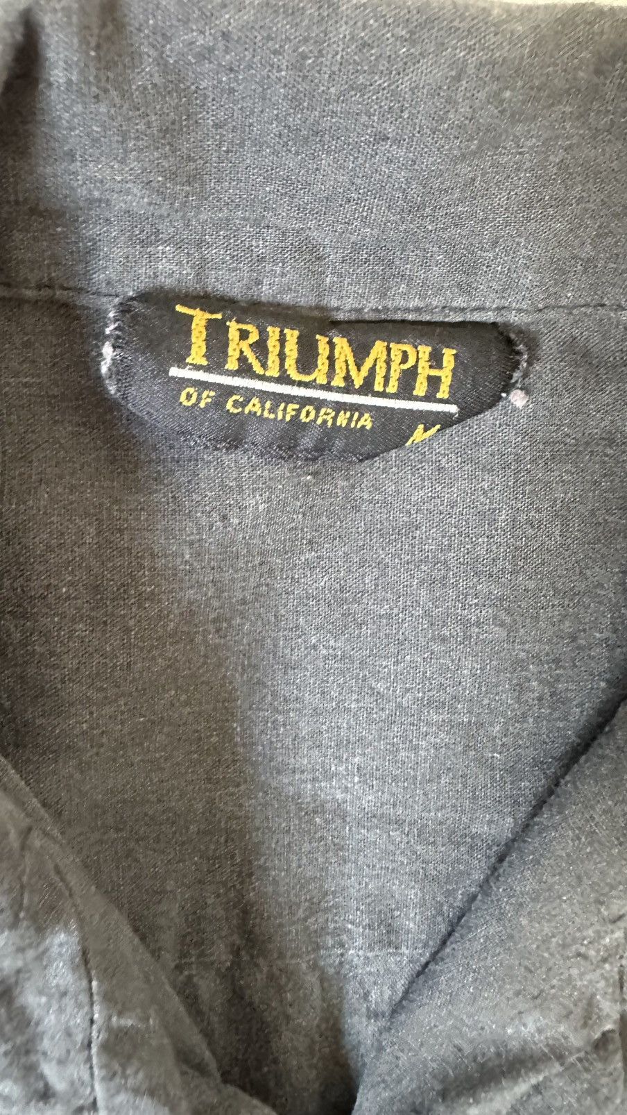 Vintage VINTAGE 70S TRIUMPH OF CALIFORNIA PLAIN SHIRT Size US M / EU 48-50 / 2 - 6 Thumbnail
