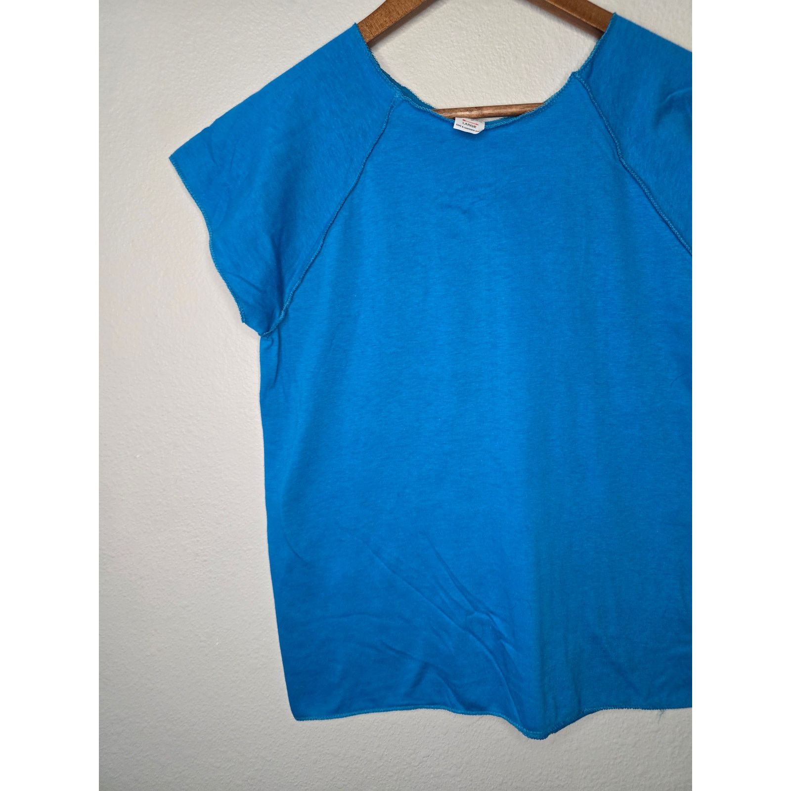 Vintage Vintage Blue Blank Shirt Lexington Large Women's Tee 80s Size L / US 10 / IT 46 - 3 Thumbnail