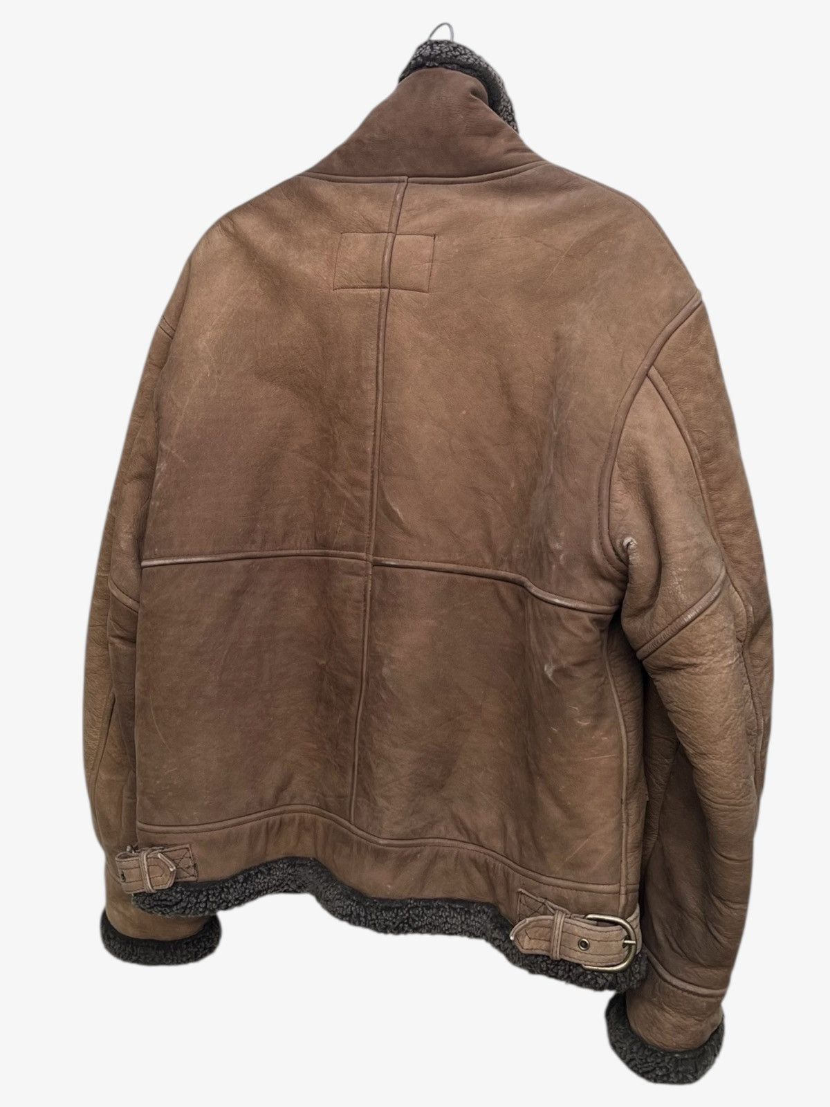 Genuine Leather Vintage Aitoz Corp B3 Cowhide Shearling Bomber Jacket Size US L / EU 52-54 / 3 - 10 Thumbnail