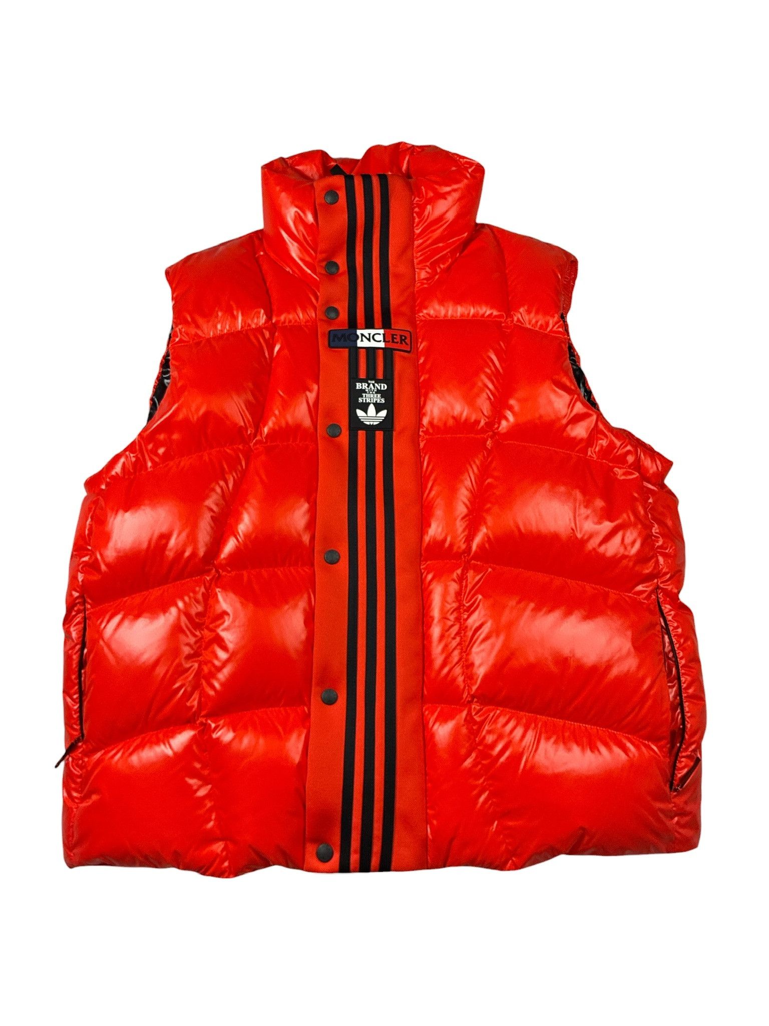 Moncler Moncler x Adidas Bozon Down Vest 'Solar Red' Size US XL / EU 56 / 4 - 1 Thumbnail