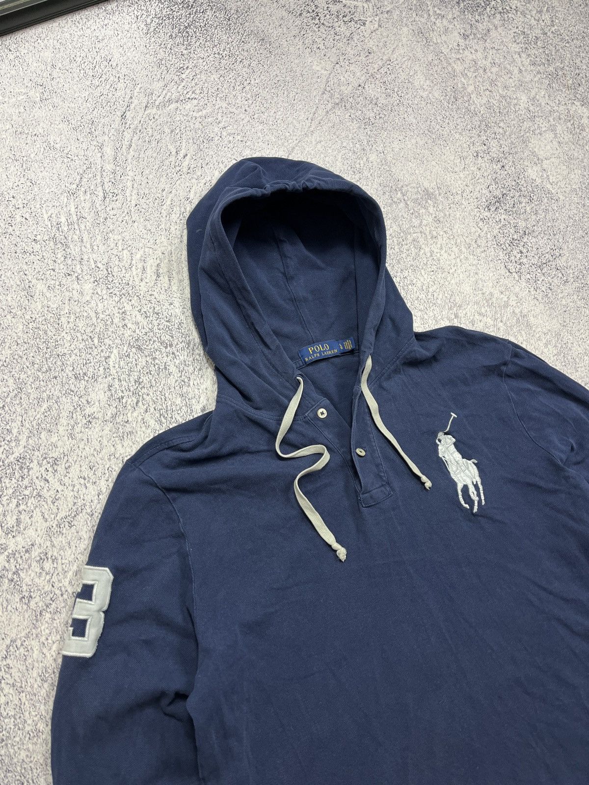 Polo Ralph Lauren × Vintage Vintage Y2K Polo Ralph Lauren #3 Embroidered Logo Hoodie Size US L / EU 52-54 / 3 - 6 Thumbnail