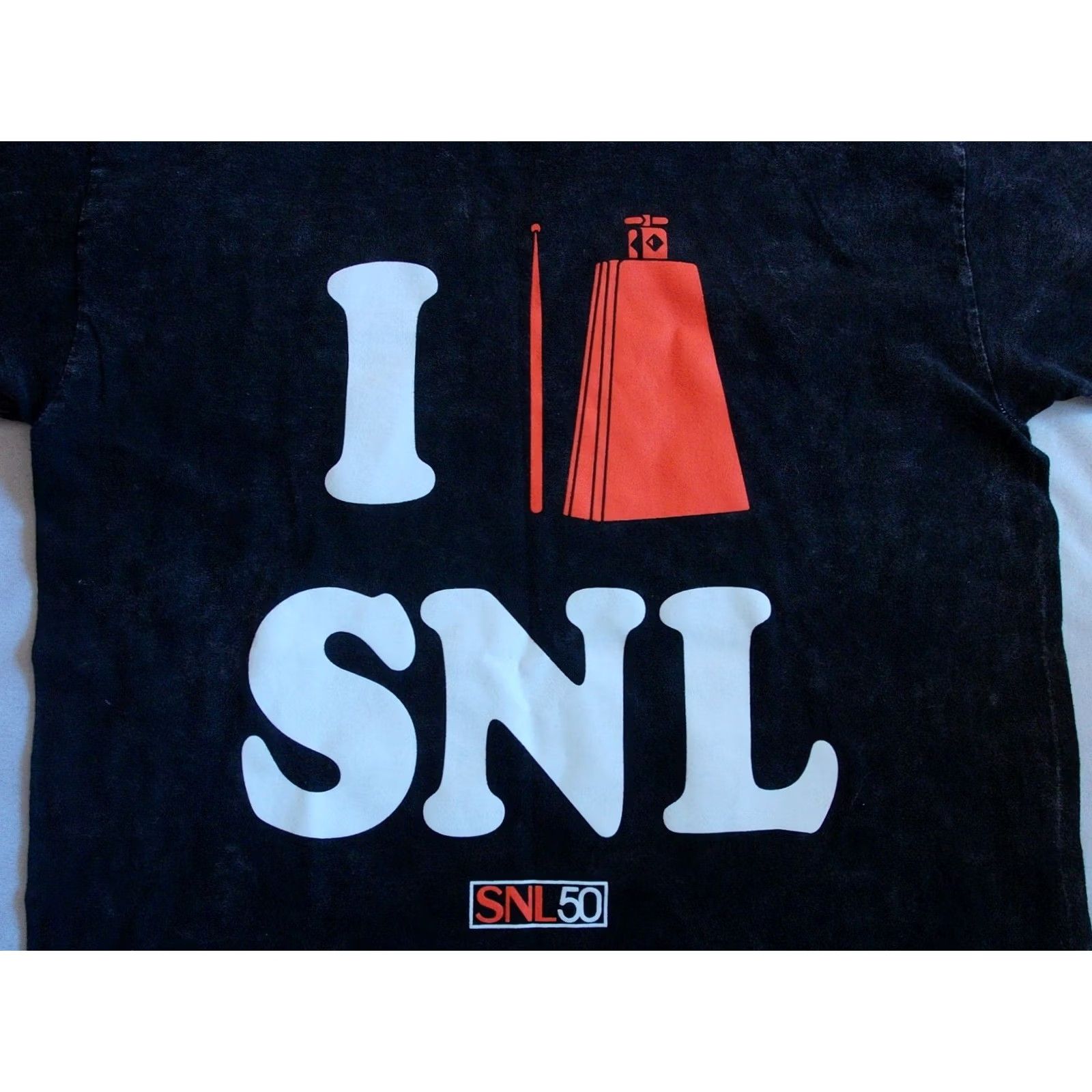 Ripple Junction Ripple Junction SNL 50 Sat Night Live t Shirt Men's LRG Black Cotton Graphic Print Vintage 2000s Show Band USA Theme Mens Size US L / EU 52-54 / 3 - 4 Thumbnail