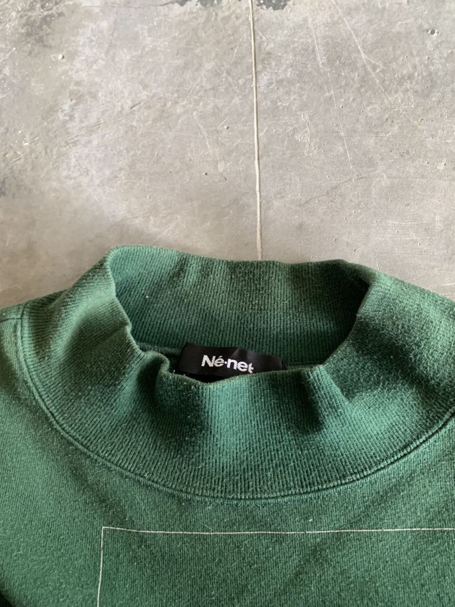 Issey Miyake Ne-net green tea sweatshirt neat design Size US XL / EU 56 / 4 - 4 Thumbnail