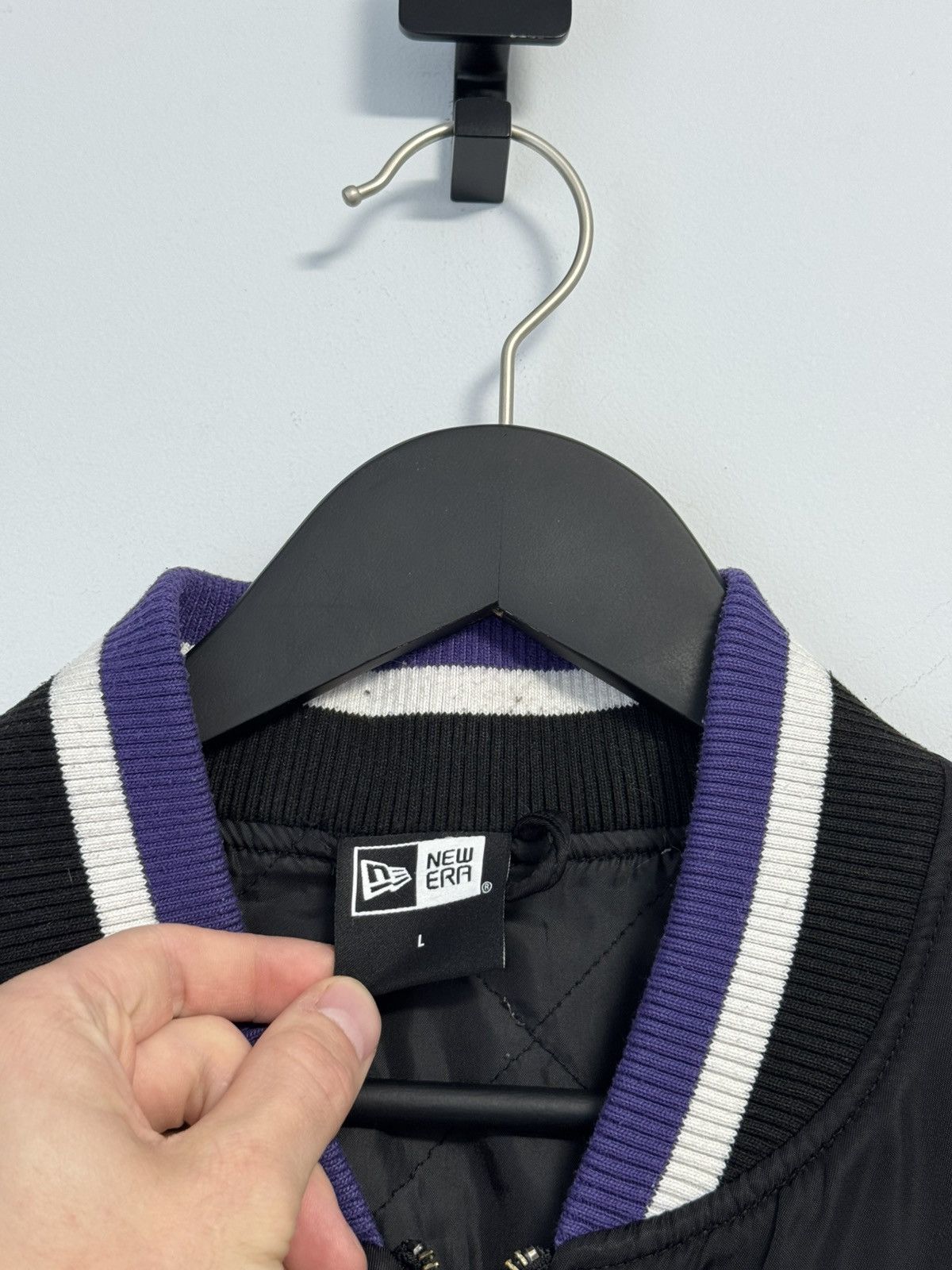 NBA NBA Los Angeles Lakers Bomber Jacket Black Purple Varsity Size US L / EU 52-54 / 3 - 10 Thumbnail