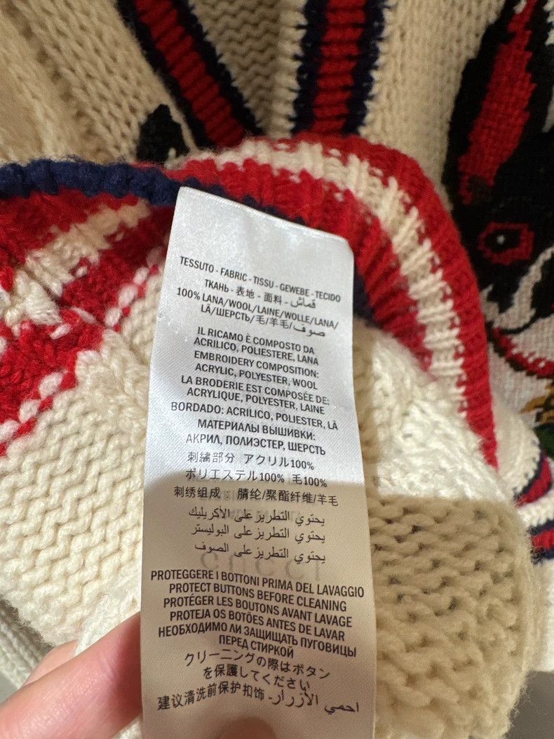Gucci Gucci Fadou Dog Knitted Cardigan 2504-Nextarrow Size M / US 6-8 / IT 42-44 - 8 Thumbnail