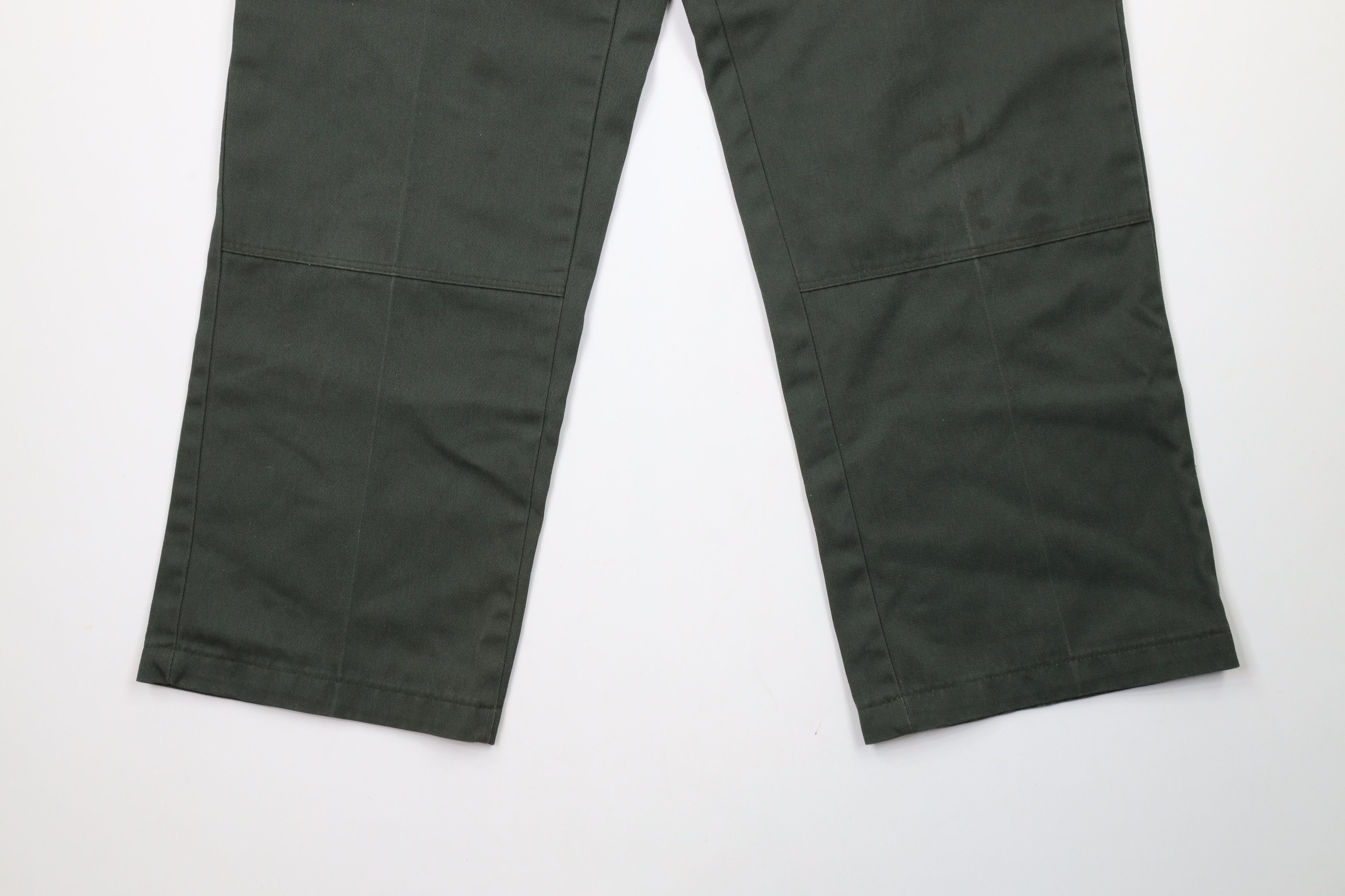 Dickies × Vintage Vintage Dickies Loose Fit Double Knee Work Pants Green Size US 34 / EU 50 - 4 Thumbnail