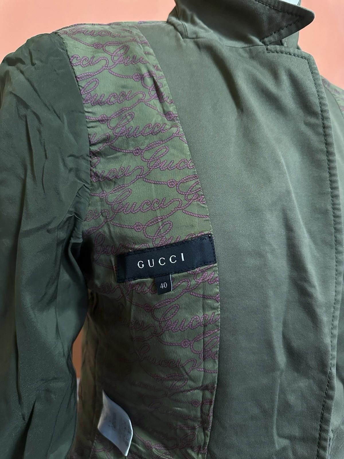 Gucci Gucci Women Blazzer Size 40 Khaki Size M / US 6-8 / IT 42-44 - 11 Thumbnail