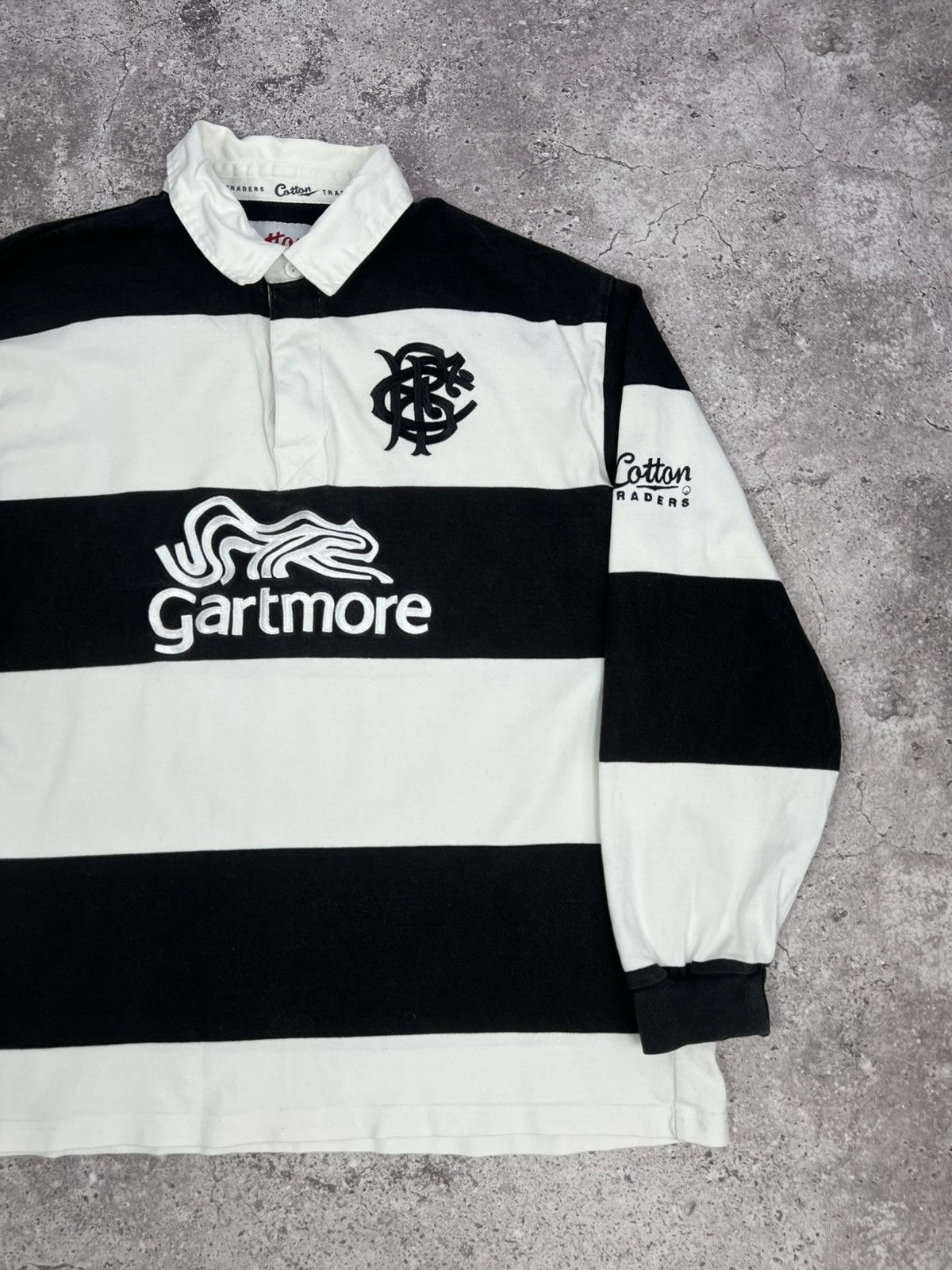 Cotton Traders Cotton Traders Barbarian Rugby Jersey Polo Shirt Long Sleeve Size US XL / EU 56 / 4 - 3 Thumbnail