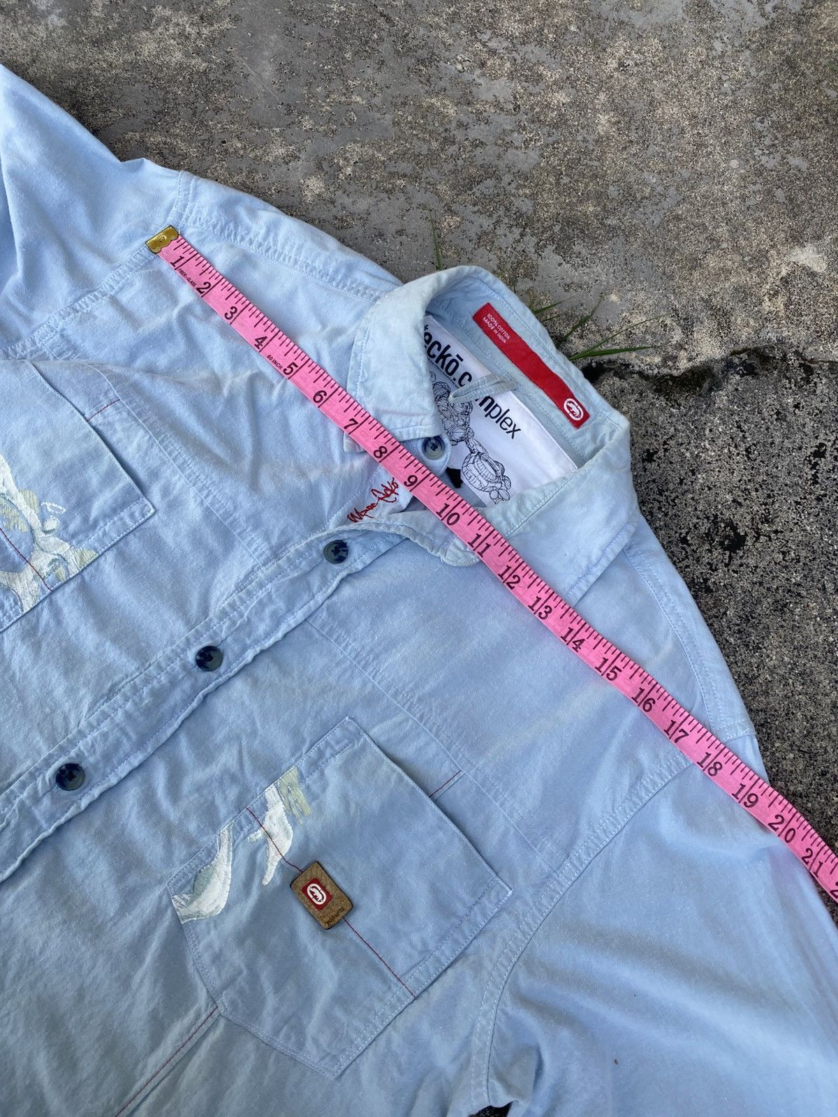 Other Ecko Unltd. Complex Embroidered Long Sleeve Button-Up Shirt Size US M / EU 48-50 / 2 - 13 Thumbnail
