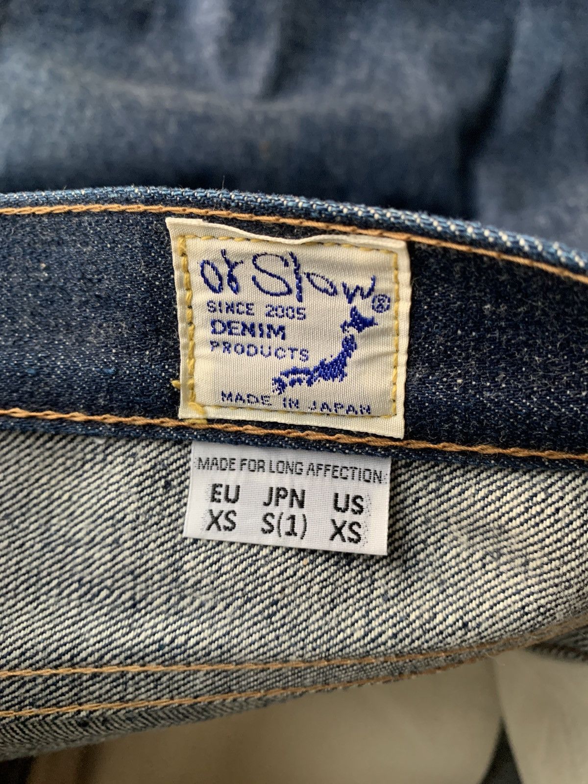 Orslow Japan Blue Denim Skirt, Women's (Size 28) — image 4 of 5