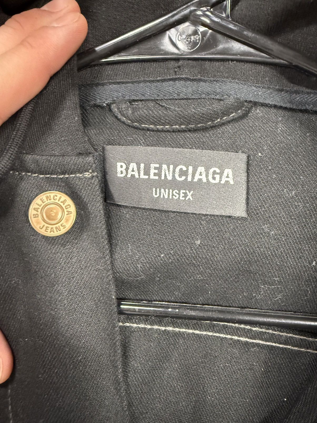 Balenciaga RARE Balenciaga Denim hooded jacket Size US S / EU 44-46 / 1 - 5 Thumbnail