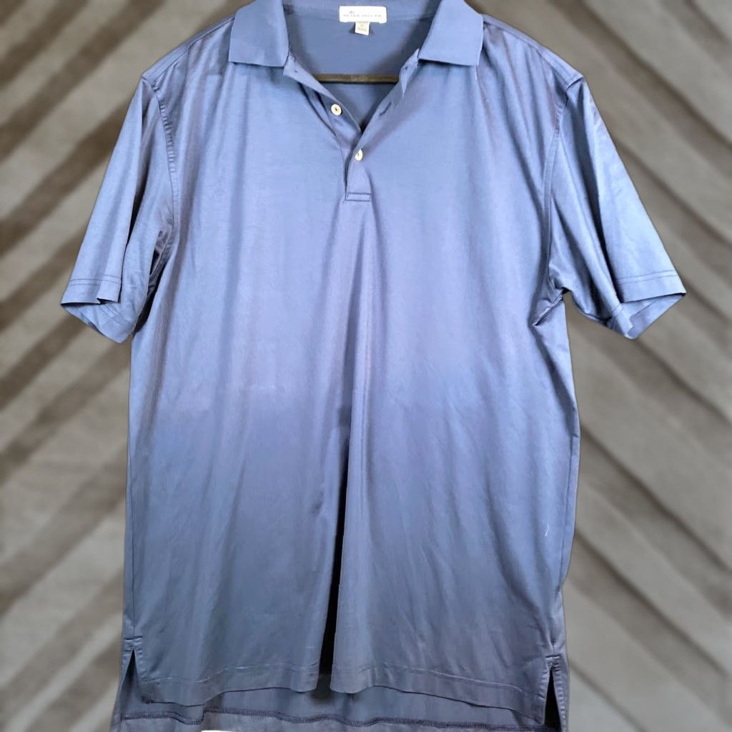 Peter Millar Peter Millar Mens Shirt Navy Short Sleeve Polo Stretch Medium Size US M / EU 48-50 / 2 - 1 Thumbnail
