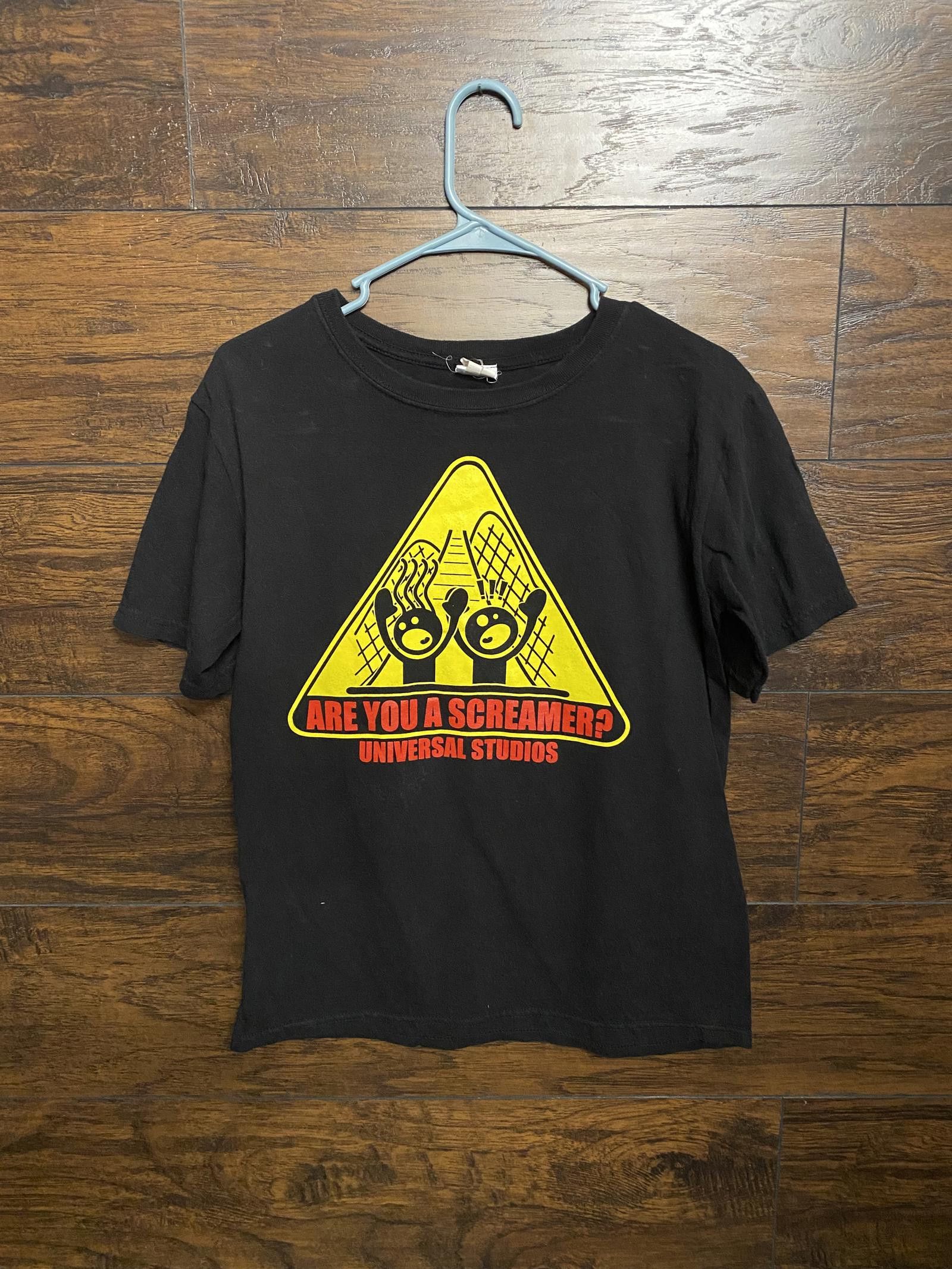 Designer Universal Studios T-shirt Roller Coaster Are you a screamer? Size US S / EU 44-46 / 1 - 1 Thumbnail