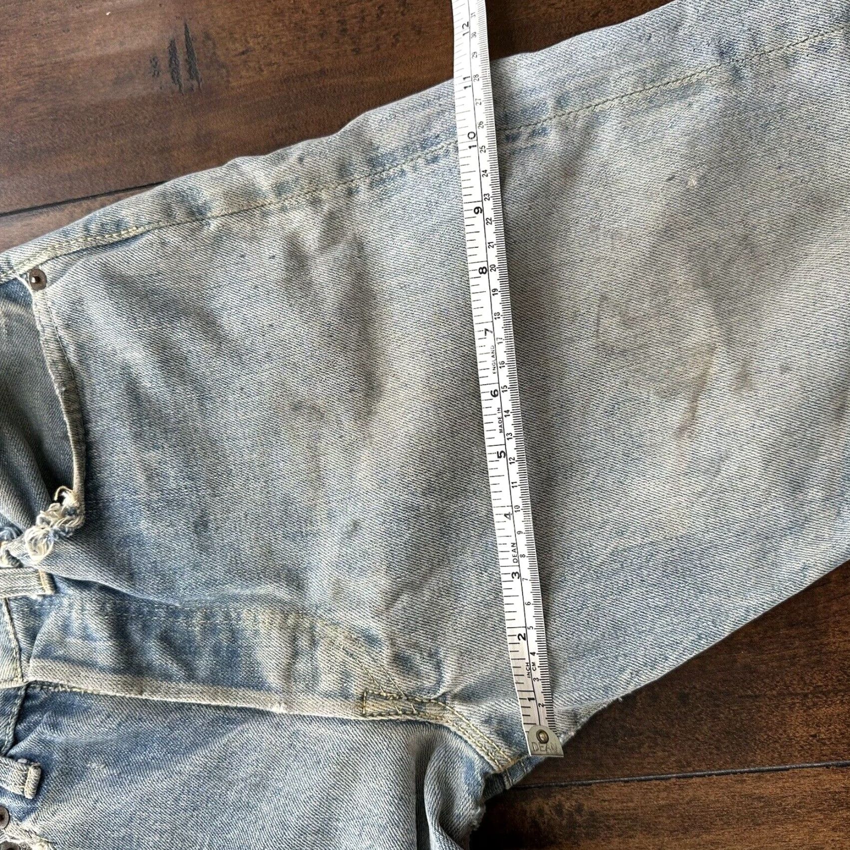 VINTAGE Levi's 501 XX Jeans 1960s Men 26x26 Straight Distressed Denim Blue 60s Retro Denim