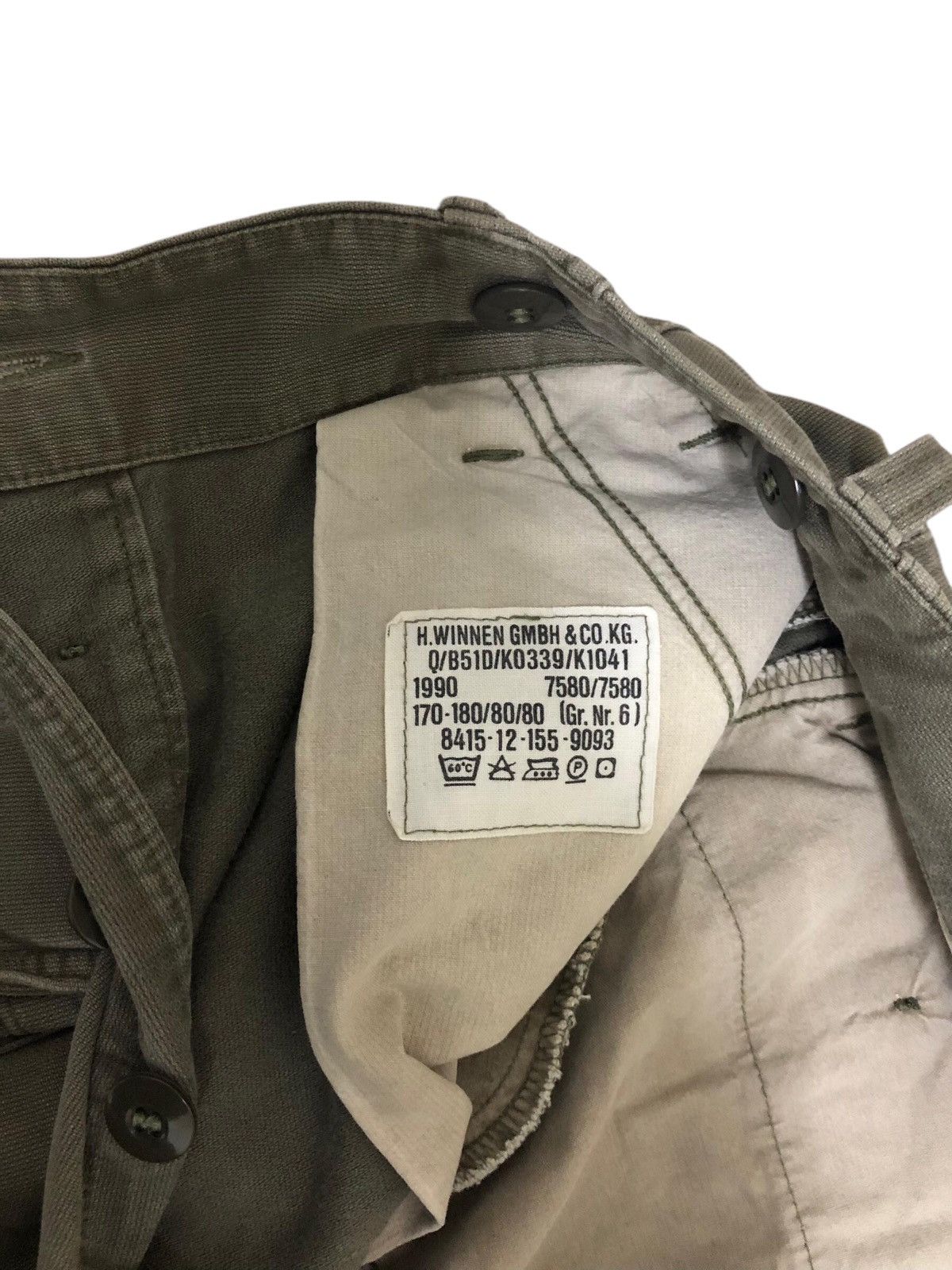 Vintage Vintage 90s German military Cargo Pants Size US 30 / EU 46 - 11 Thumbnail