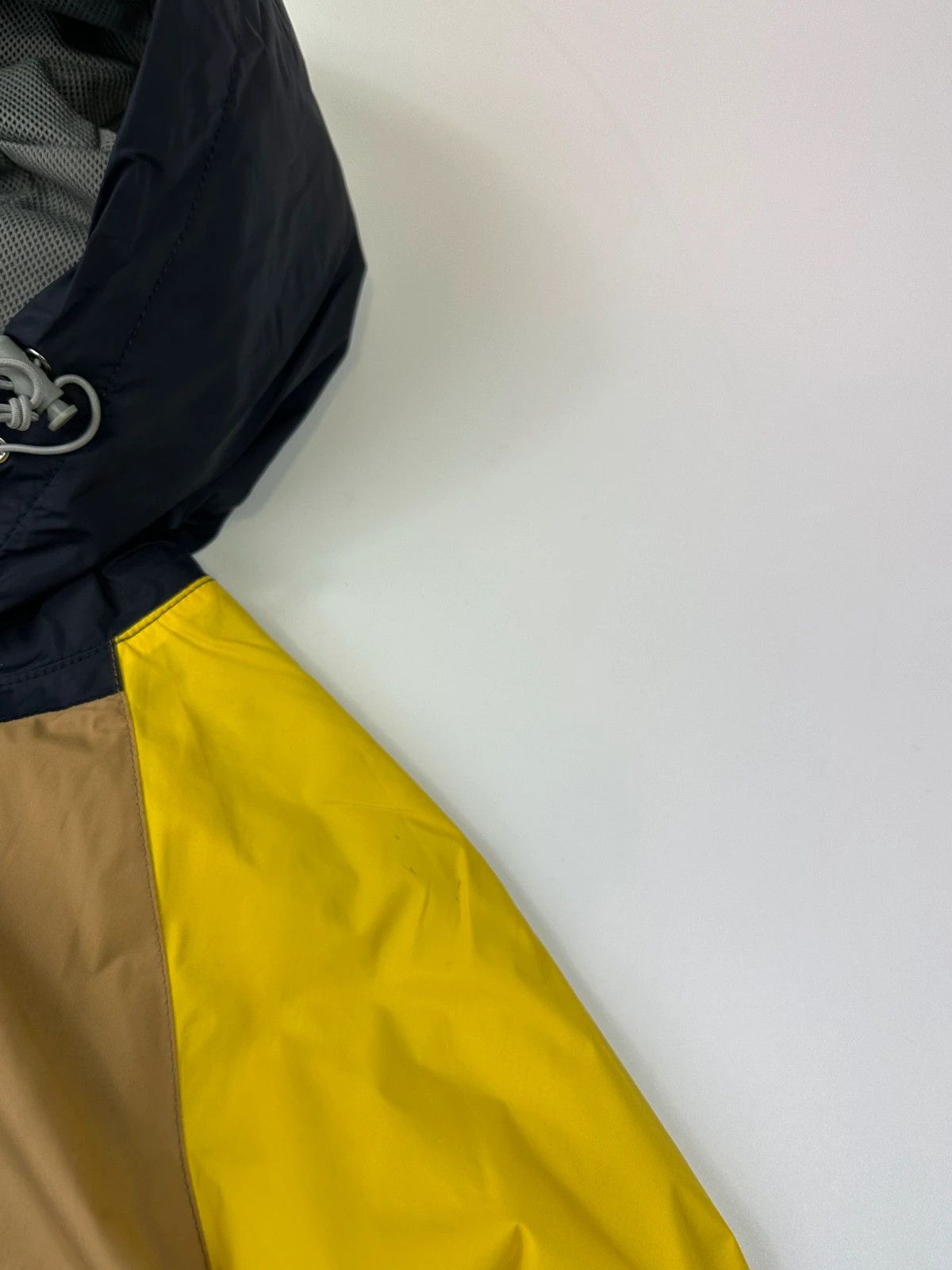 Comme des Garcons CDG Shirt SS2009 Yellow & Blue Block Nylon Hooded Jacket Size US S / EU 44-46 / 1 - 8 Thumbnail
