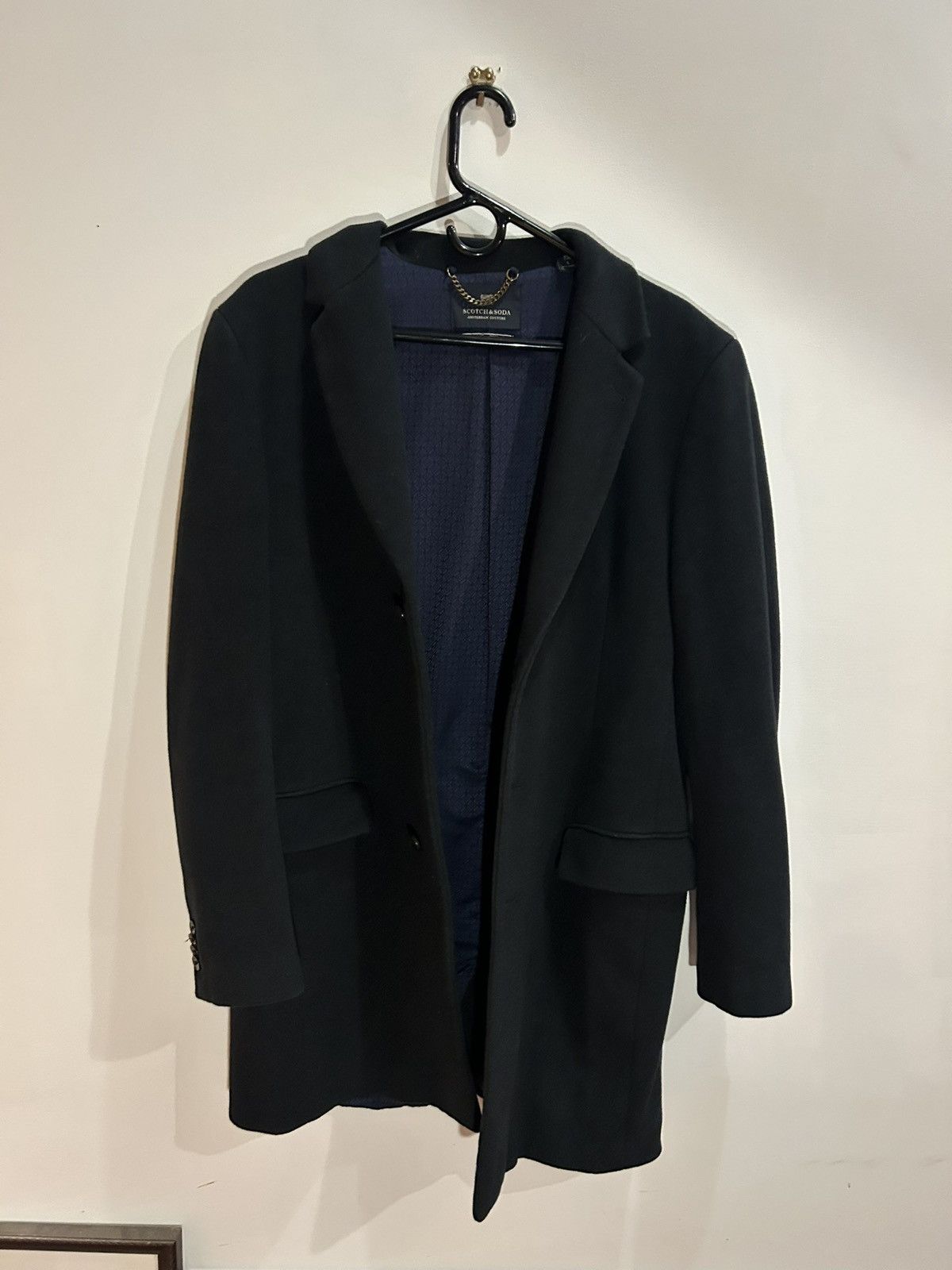 Scotch & Soda Long dark green peacoat Size US M / EU 48-50 / 2 - 1 Thumbnail
