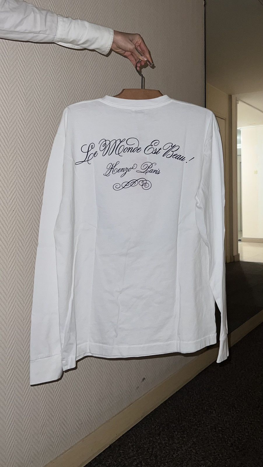 Kenzo Pull Kenzo new white and blue Size US M / EU 48-50 / 2 - 2 Thumbnail