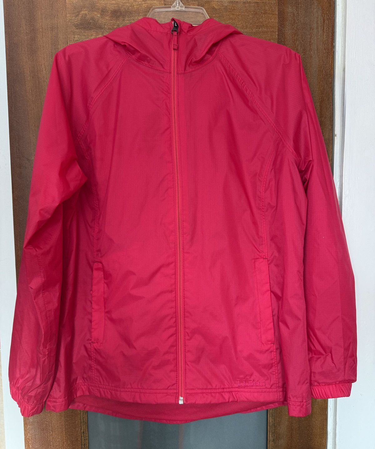L.L. Bean L.L.Bean Women Red Nylon Lightweight Hooded Lined Win Size M / US 6-8 / IT 42-44 - 1 Thumbnail