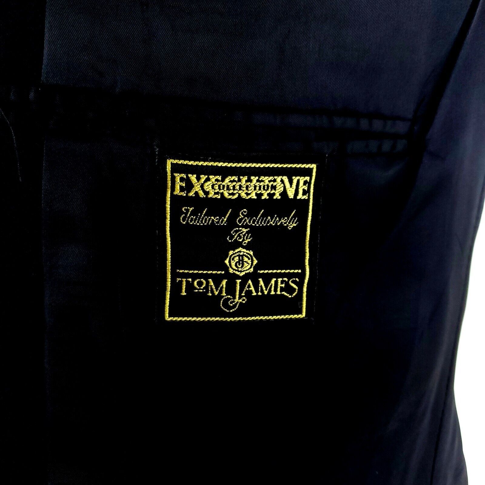 Tom James Tom James Executive Wool 2 Button Blazer 38R Blue Size 38R - 7 Thumbnail