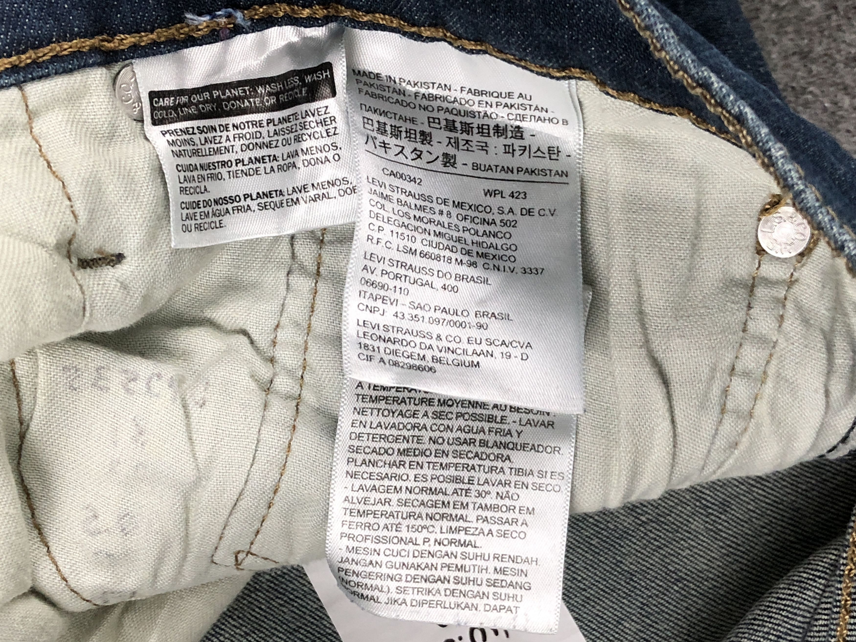 Levi's Vintage Levis 559 Painter Splash Jeans DP2535 Size US 31 - 7 Thumbnail