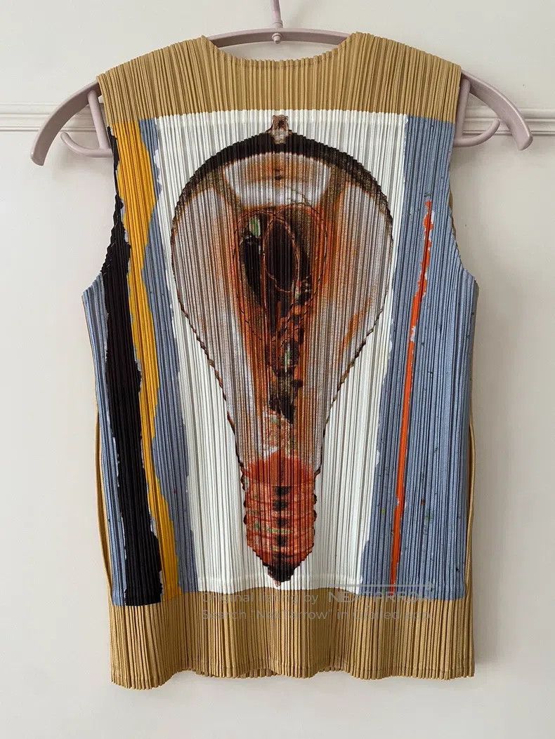 Issey Miyake Issey Miyake Vintage Chinese Light Bulb Vest Size L / US 10 / IT 46 - 2 Thumbnail