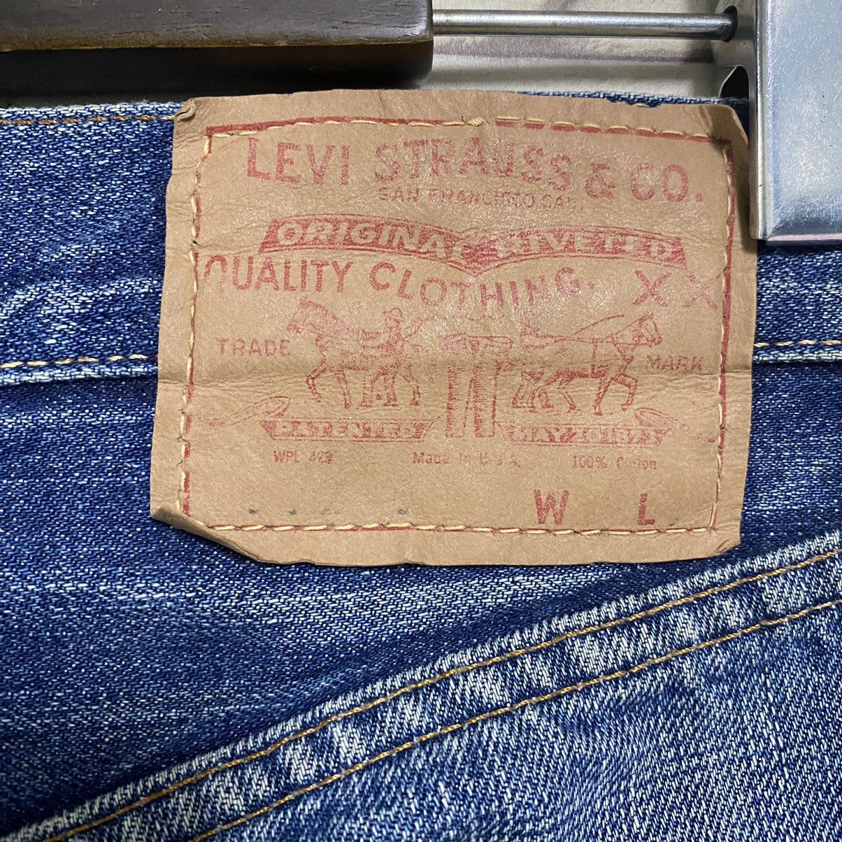 Levi's Vintage 70s Levis 502 Big E Redline Jeans Button 8 Size US 28 / EU 44 - 21 Thumbnail