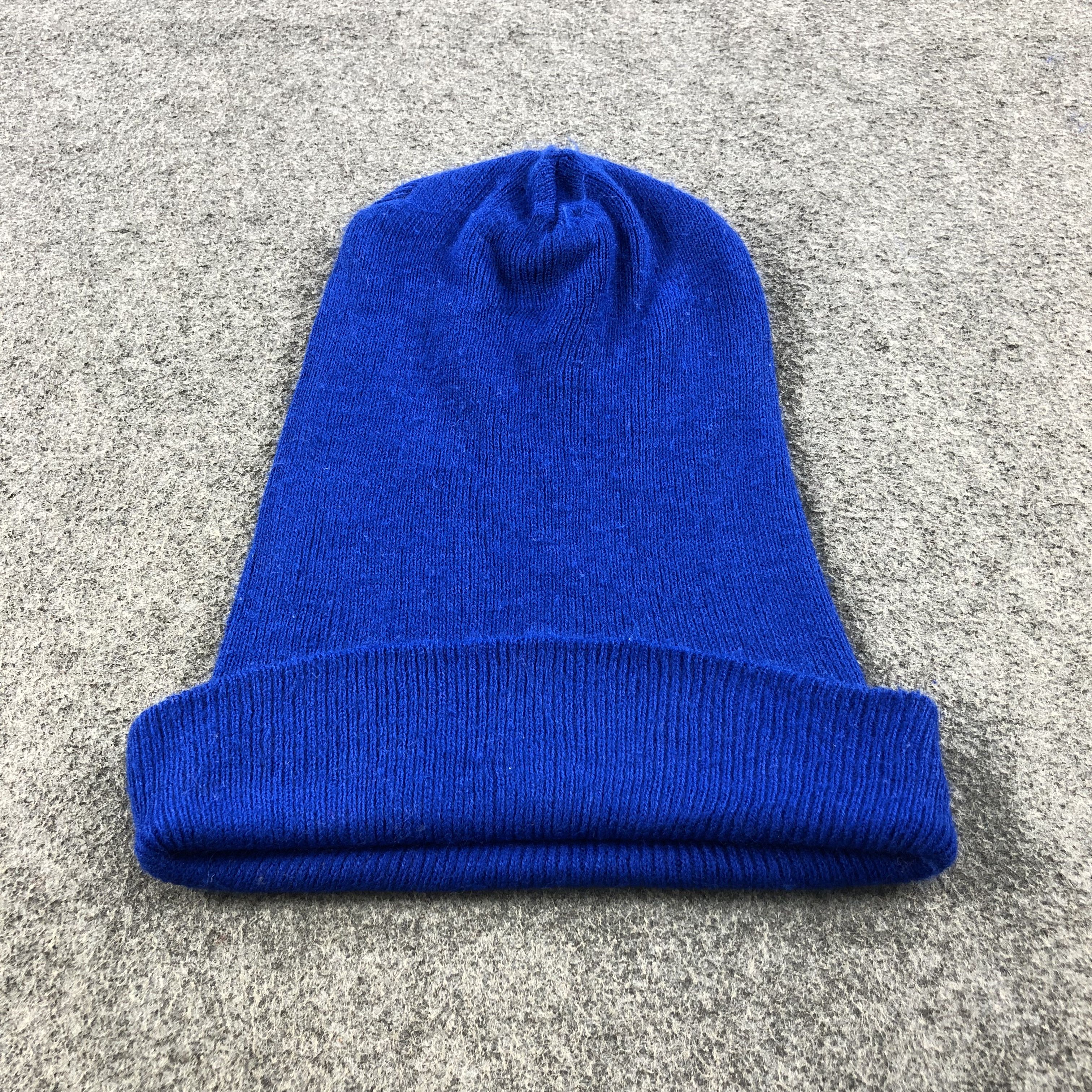 Vintage Blue Slouchy Made in U.S.A Beanie Snowcap Snow Hat B156 Size ONE SIZE - 1 Thumbnail