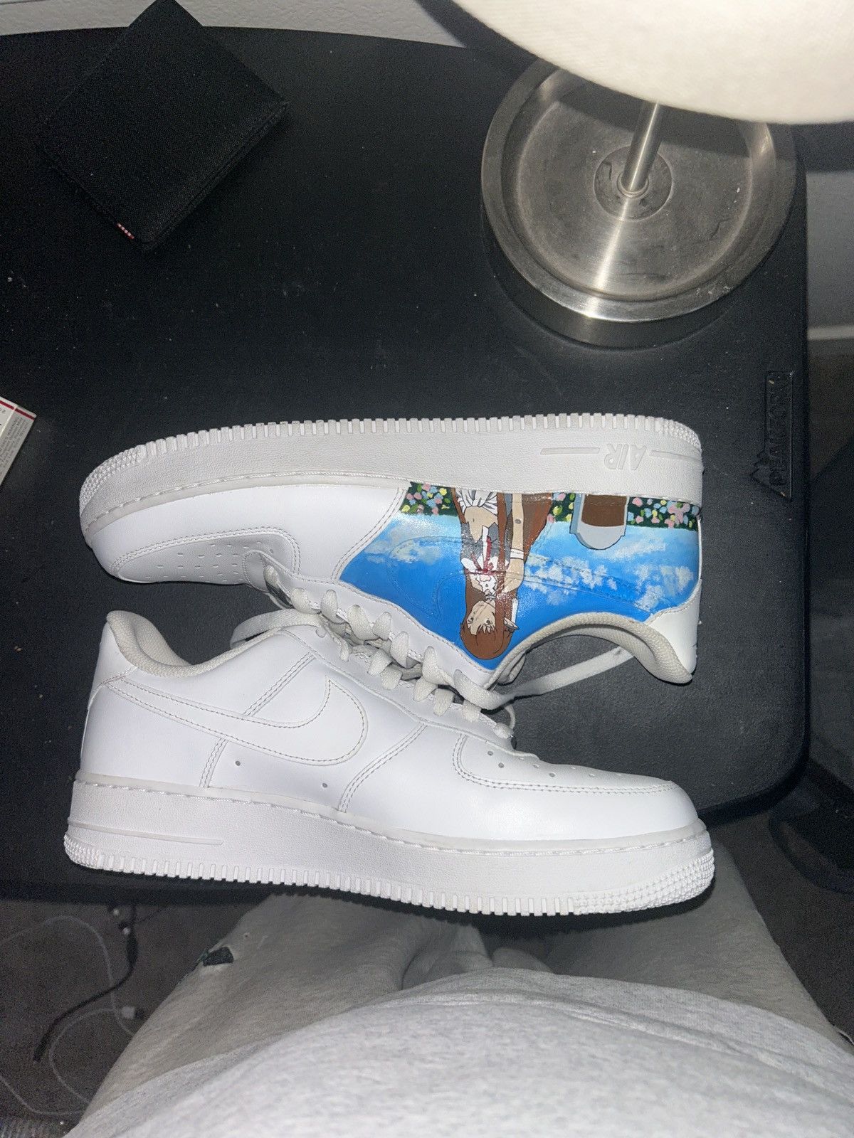 Nike Sword Art Online Nike Air Force Ones Size US 9.5 / EU 42-43 - 2 Thumbnail