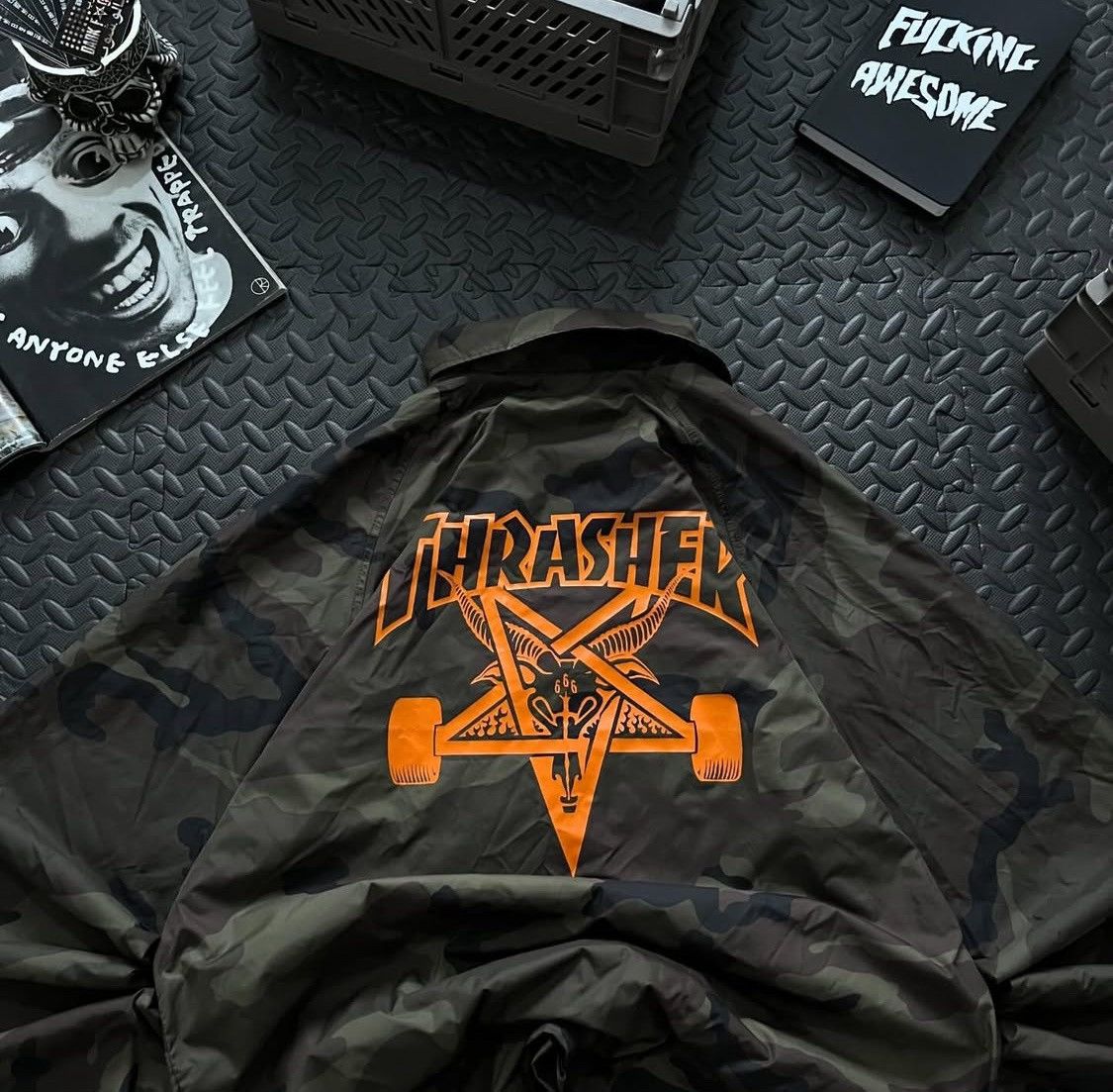 Thrasher THRASHER CAMO SKATEGOAT JACKET Size US M / EU 48-50 / 2 - 3 Thumbnail