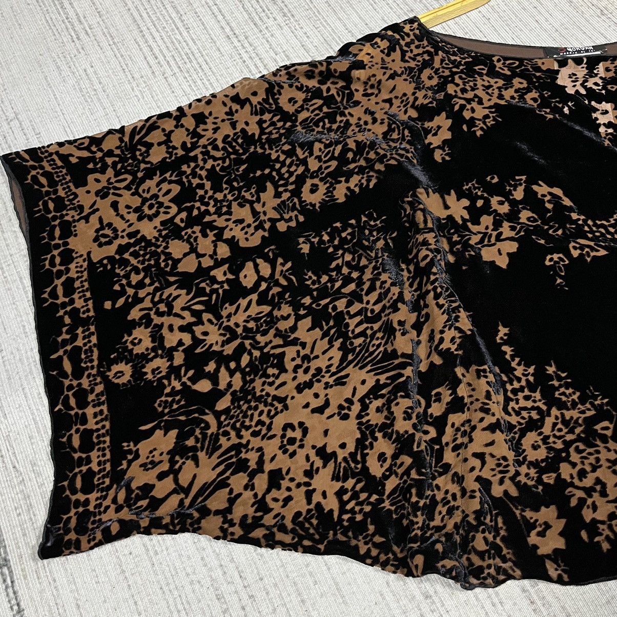 Japanese Brand × Le Grande Bleu (L.G.B.) × Morgan Homme Vintage Morgan De Toi Velvet Tank top Size S / US 4 / IT 40 - 5 Thumbnail
